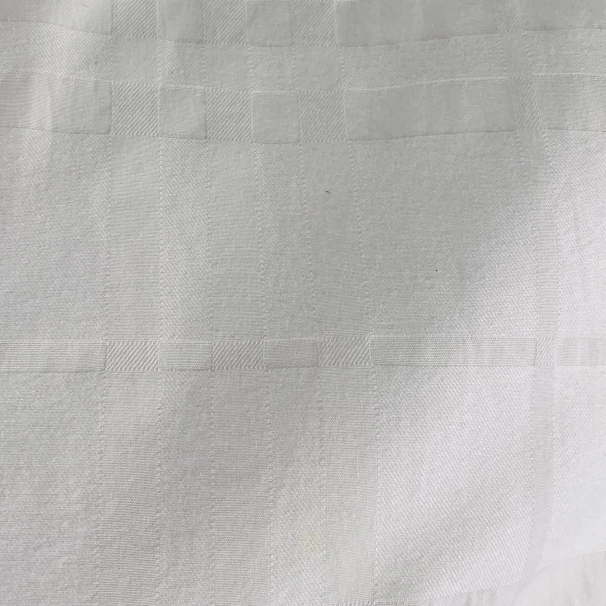 BURBERRY LONDON Size XL White Plaid Cotton Hidden Placket Long Sleeve Shirt - Image 3