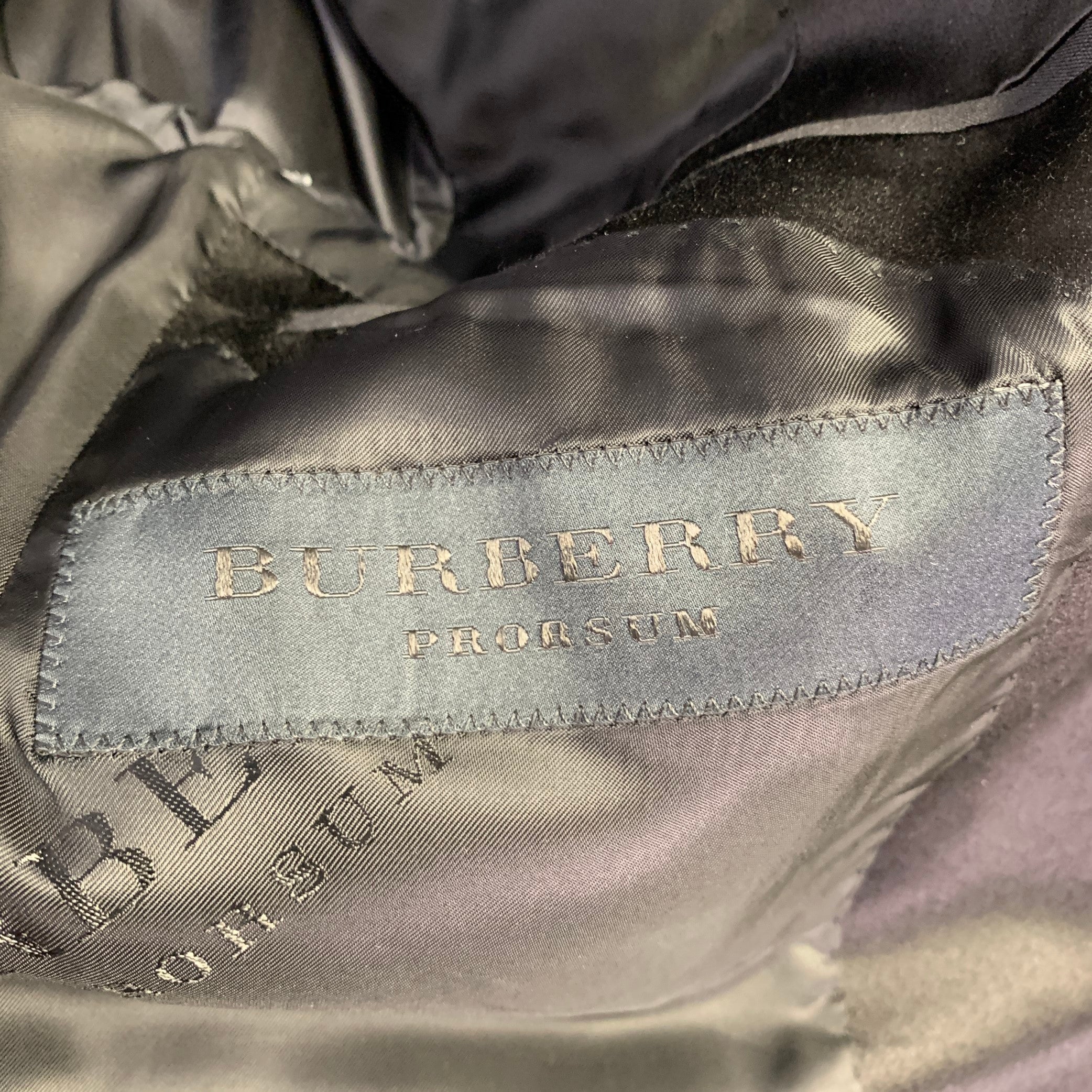 BURBERRY PRORSUM Size 36 Black Wool Mohair Silk Notch Lapel Suit - Image 10