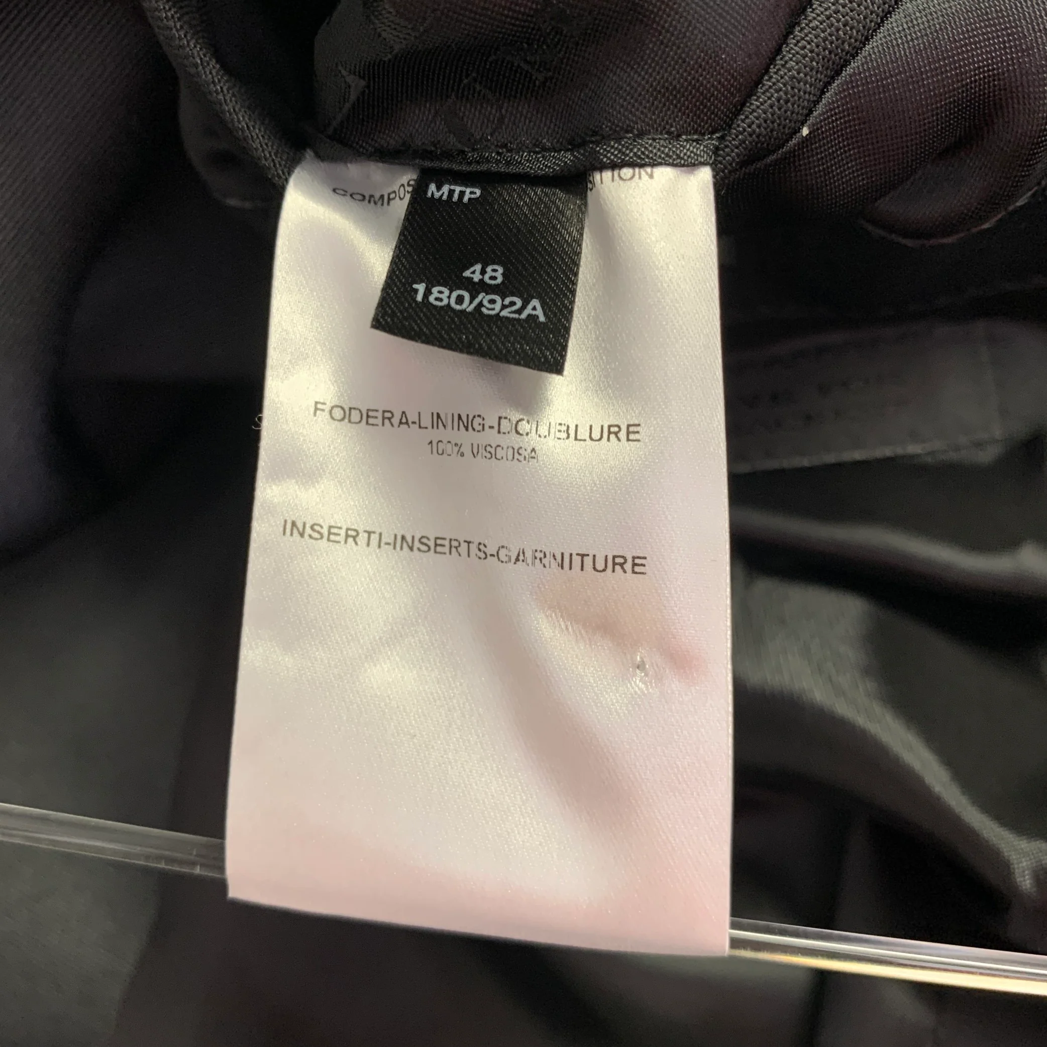 BURBERRY PRORSUM Size 38 Black Wool Notch Lapel Sport Coat Blazer - Image 8
