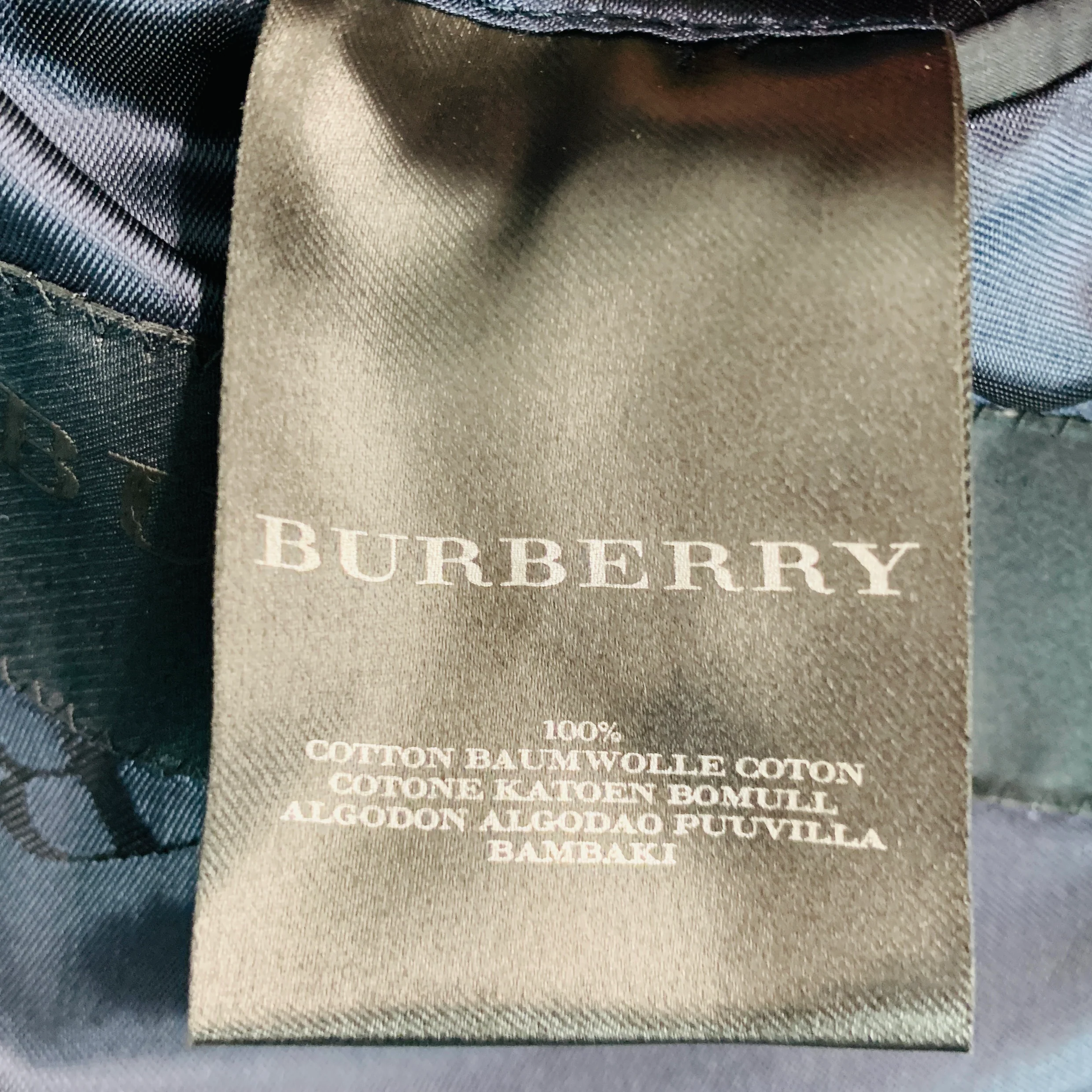 BURBERRY PRORSUM Size 40 Black Coated Cotton Sport Coat - Image 11