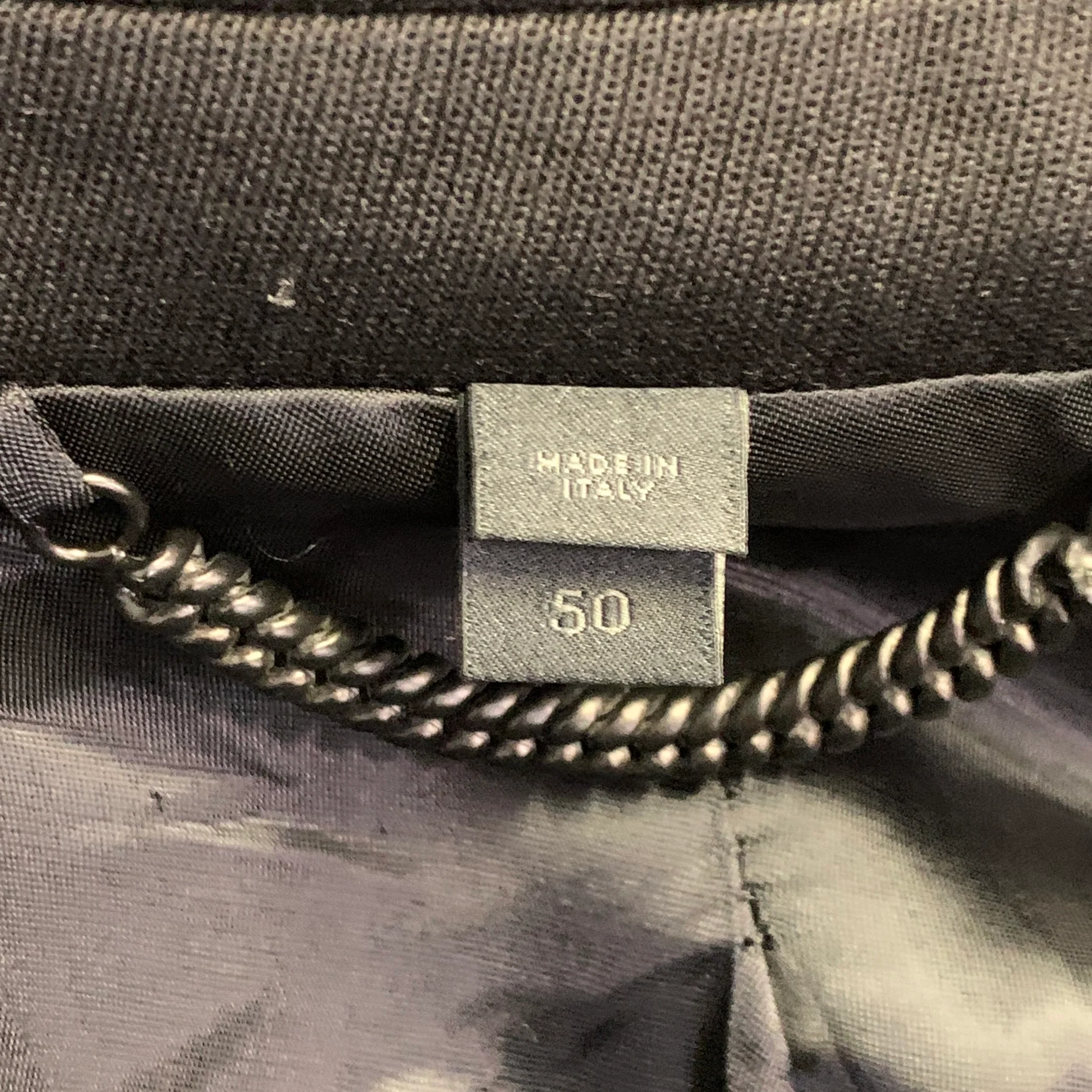 BURBERRY PRORSUM Size 40 Black Wool Twill Notch Lapel Sport Coat - Image 9