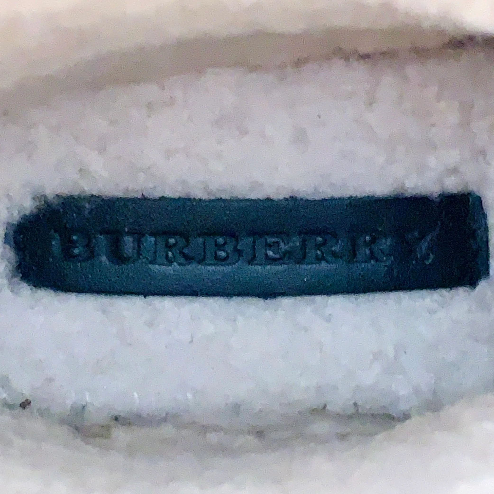 BURBERRY Size 10 Black Rubber Shearling Lined Rain Boots - Image 7