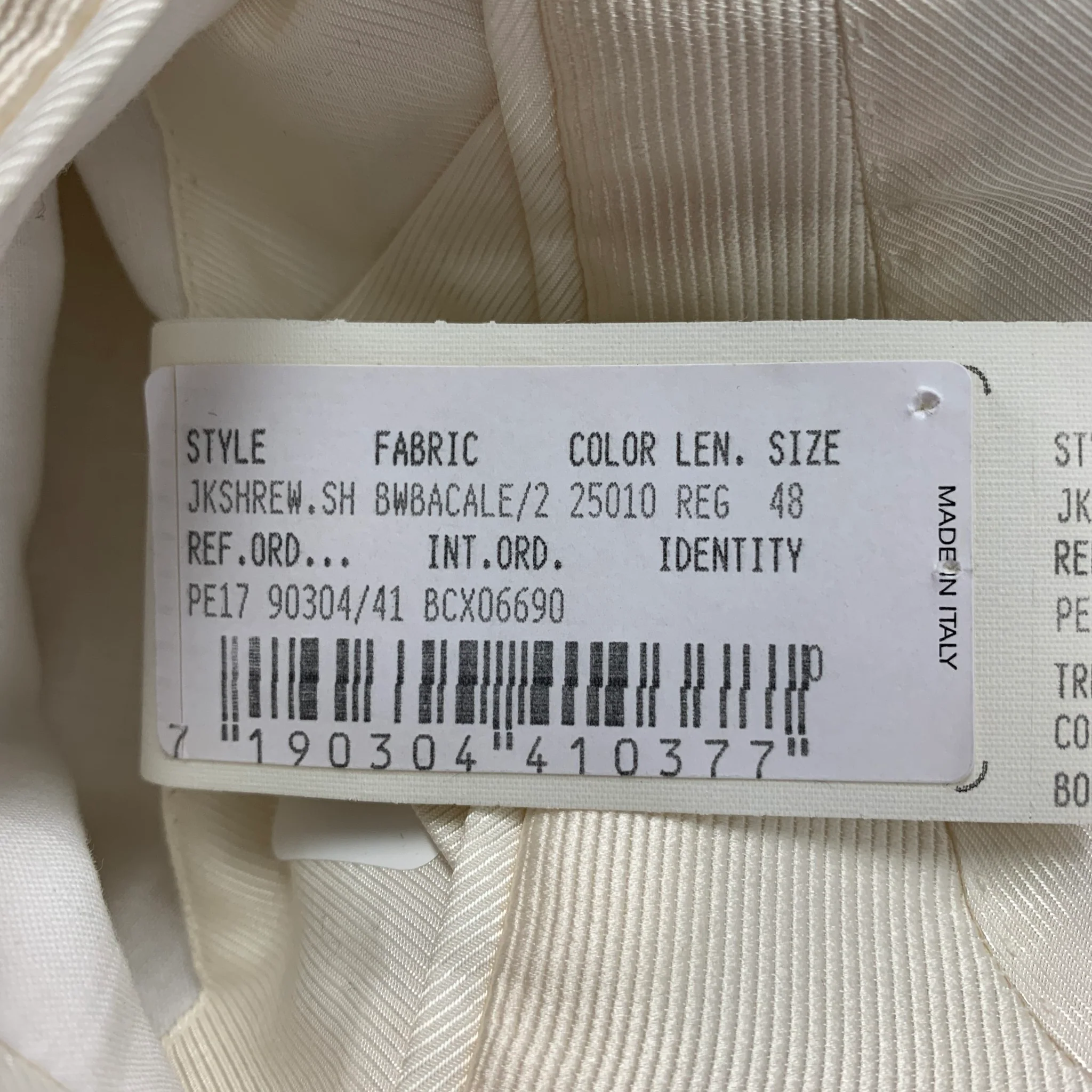 BURBERRY Size 38 Beige Oatmeal Woven Linen Silk Shawl Collar Sport Coat - Image 6