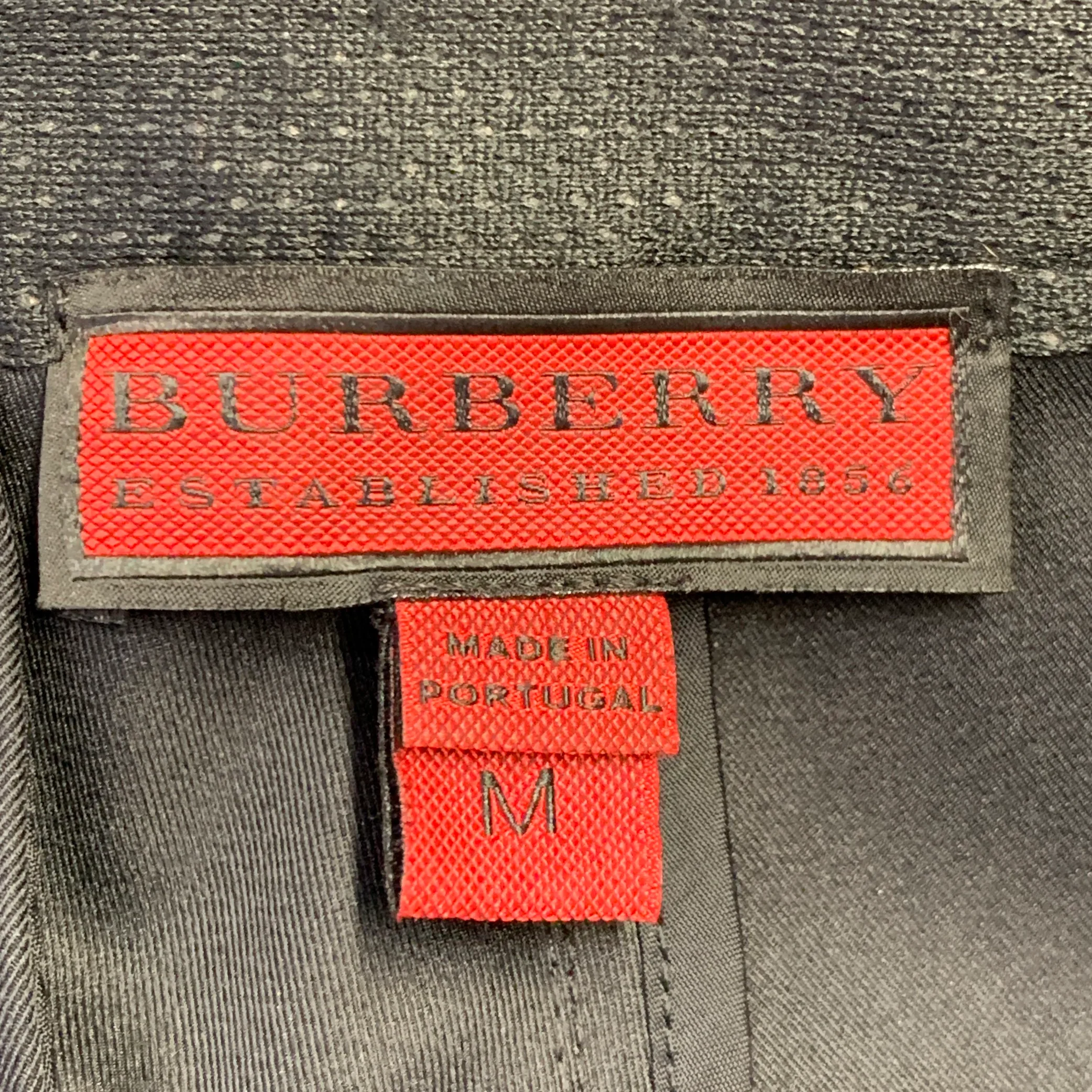 BURBERRY Size M Black Polyester Straight Zip Pockets Casual Pants - Image 6