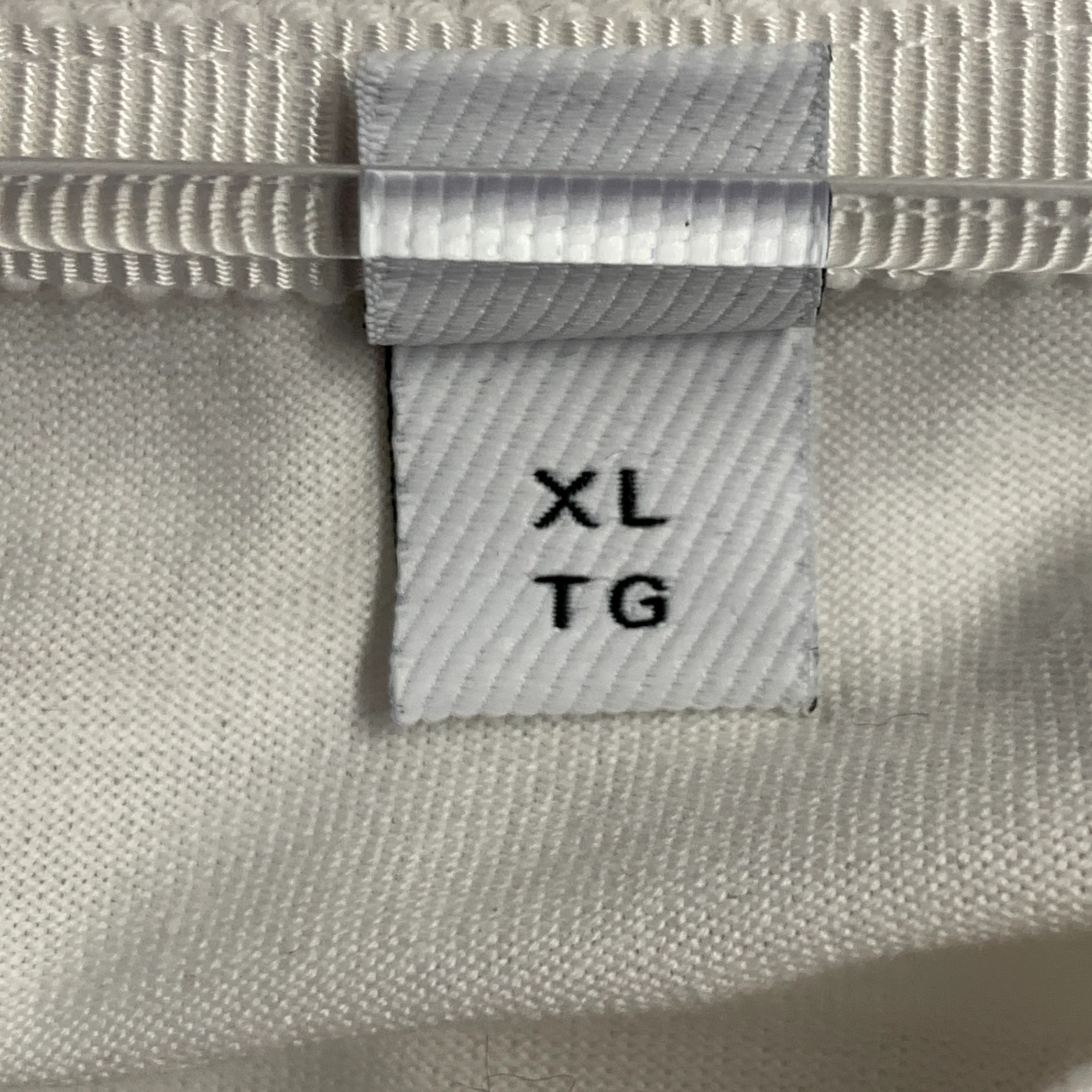 BURBERRY Size XL White Silver Cotton Crystal Embellished Oversized Crew Neck T-Shirt - Image 6