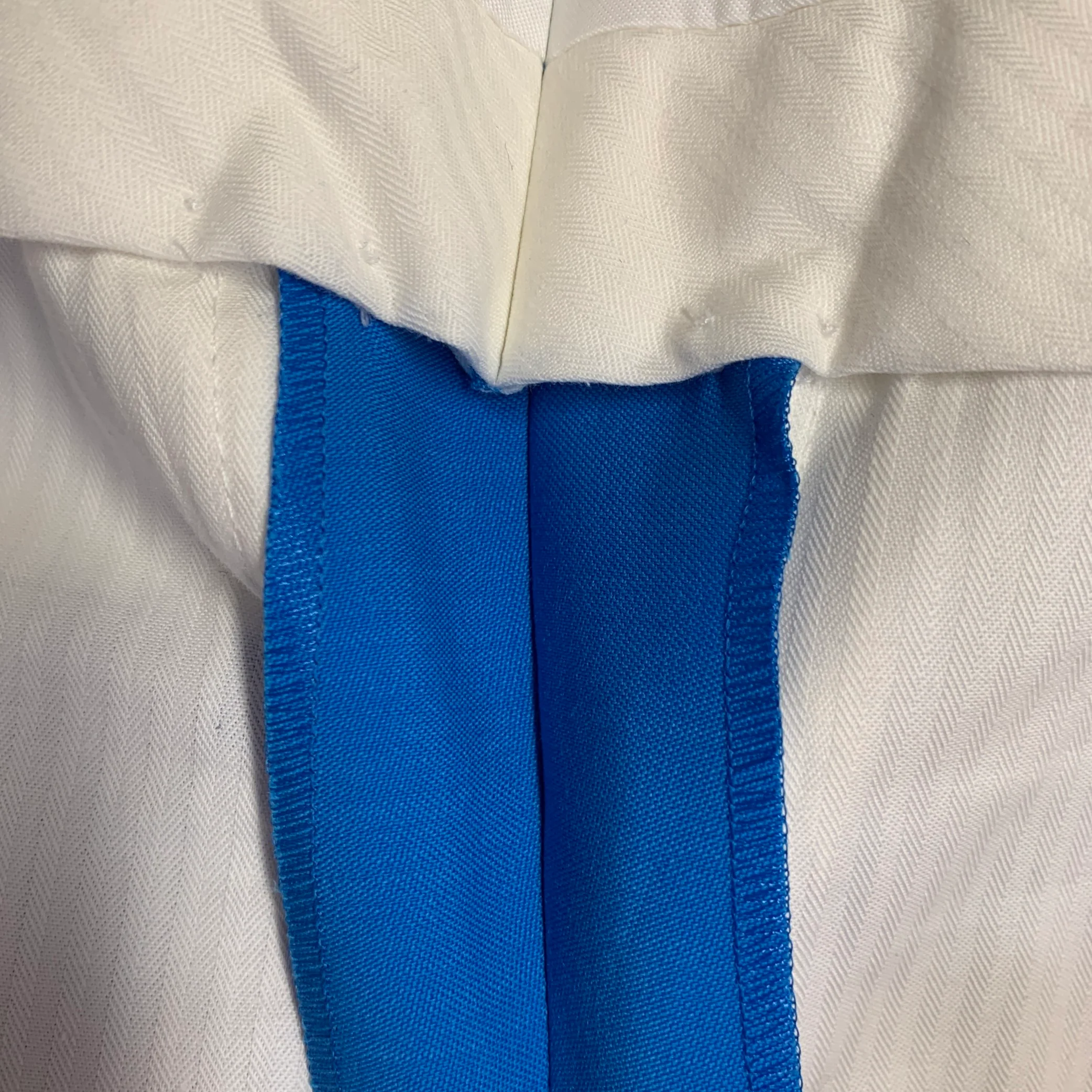 BURBERRY SS23 Size 40 Blue Wool Peak Lapel Double Breasted Suit - Image 13