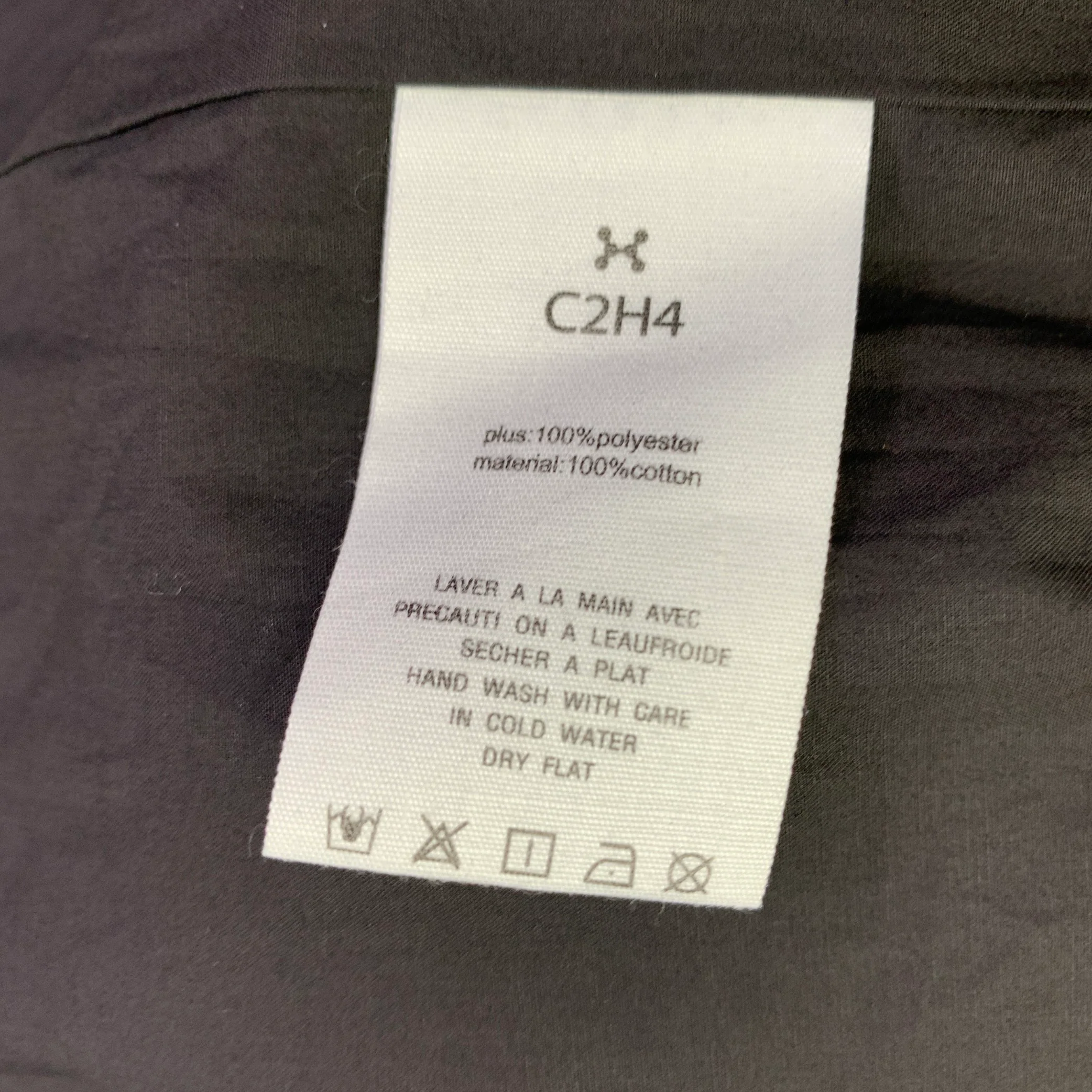 C2H4 Size S No Chill Orange Black Mixed Fabrics Polyester Windbreaker Jacket - Image 8