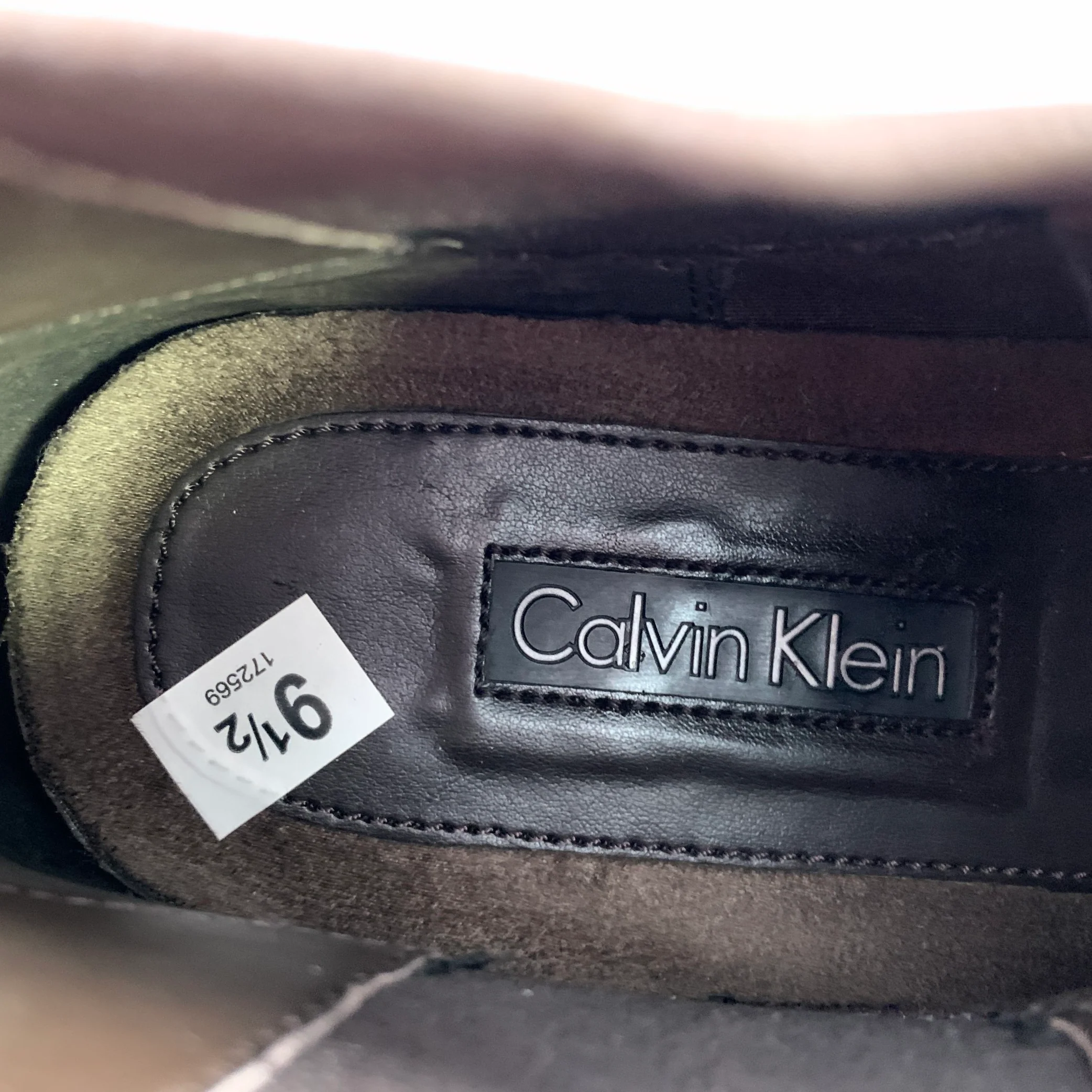CALVIN KLEIN Size 9.5 -Miller- Brown Suede Pull On Chelsea Boots - Image 6
