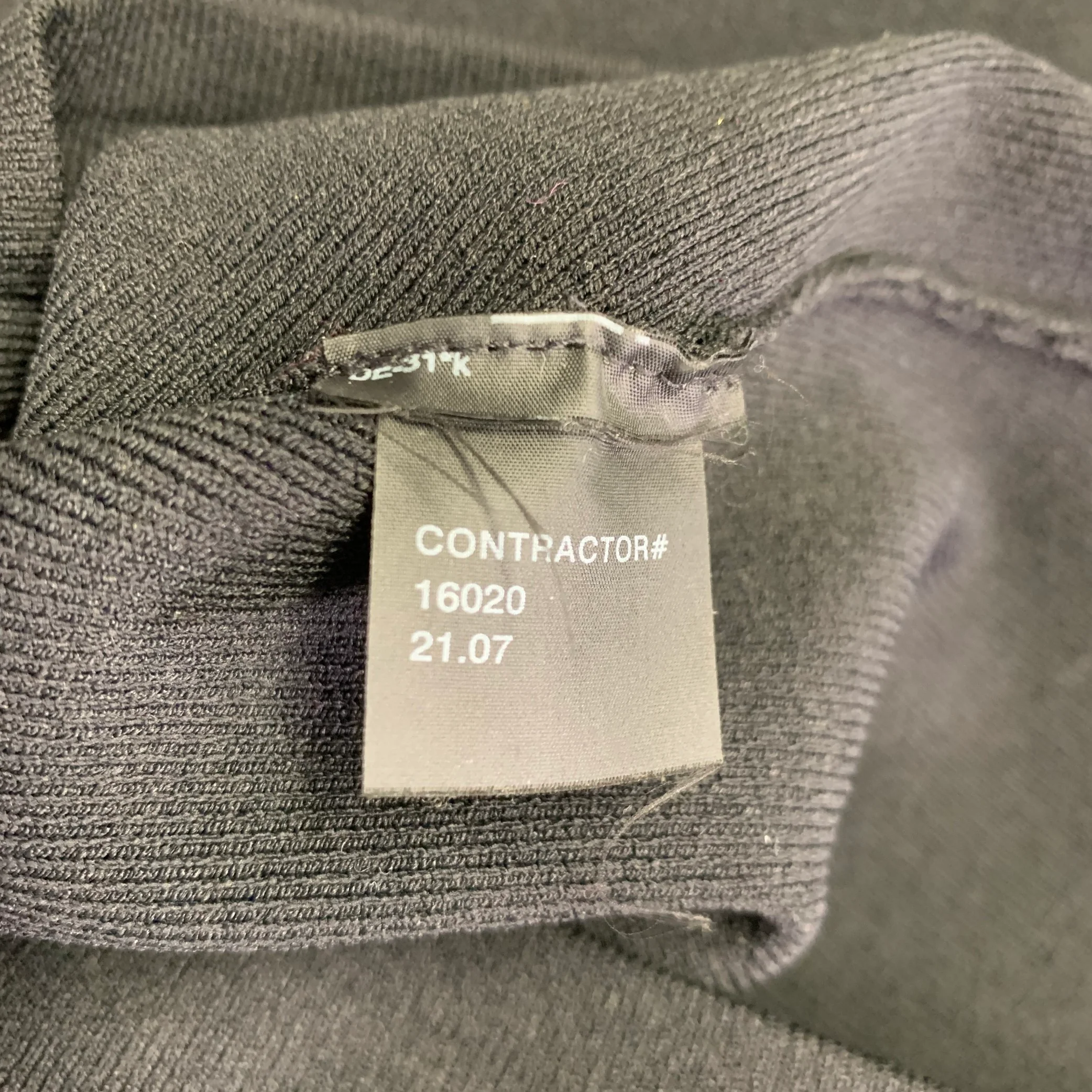 CALVIN KLEIN Size XS Black Jersey Rib Knit Tank Dress - Image 5