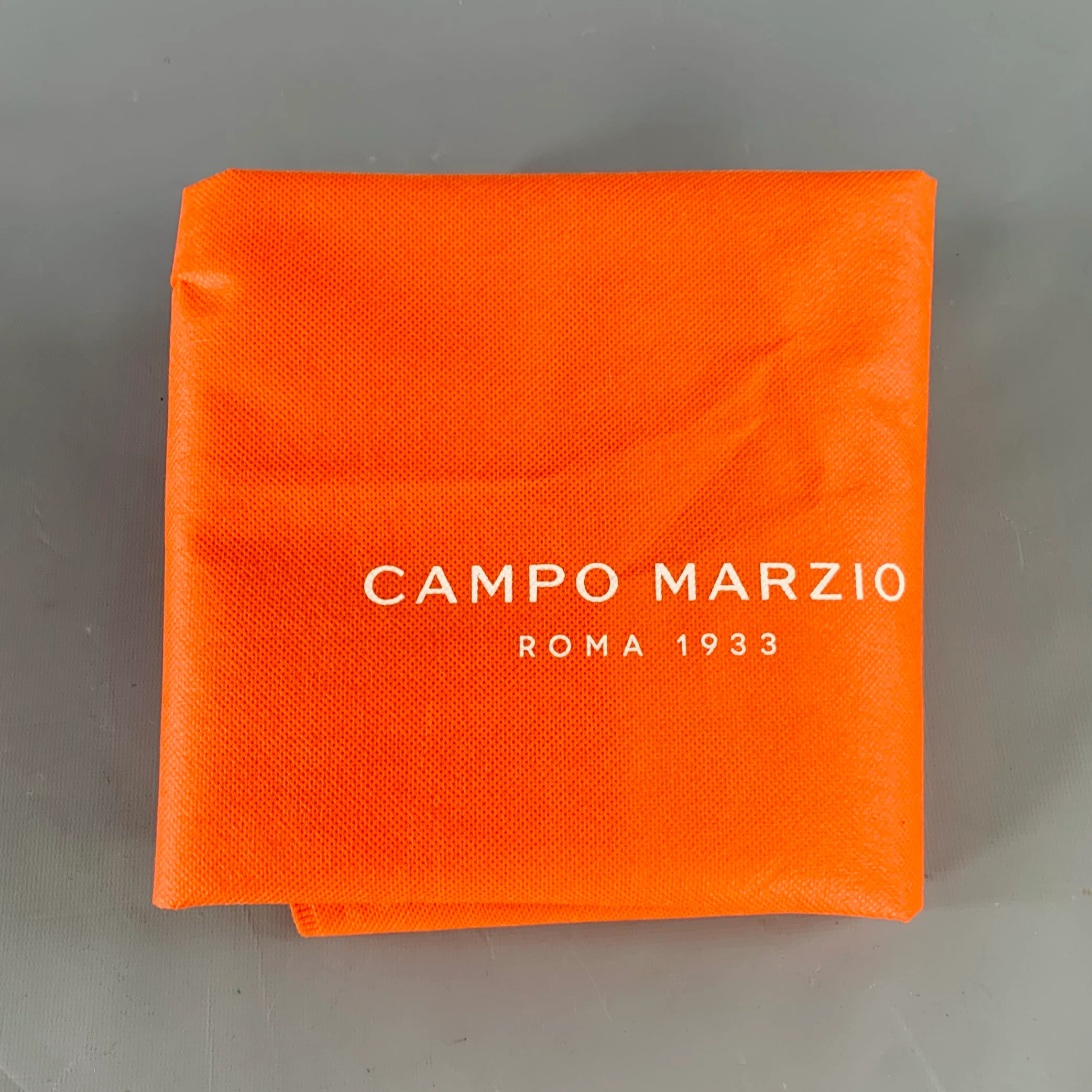CAMPO MARZIO Blue Leather Oversized Circle Tote Bag - Image 6