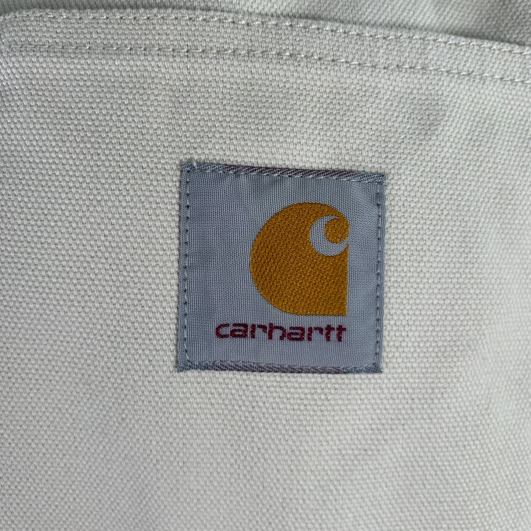 CARHARTT Size XL Michigan Cream Cotton Large Pockets Jacket - Image 2