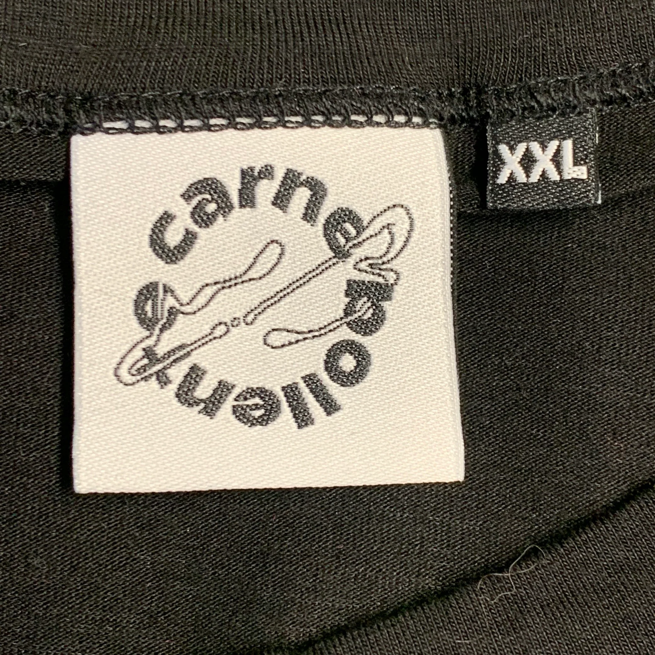CARNE BOLLENTE Size XXL Black White Merman Print Lyocell Blend Crew Neck Pullover - Image 5