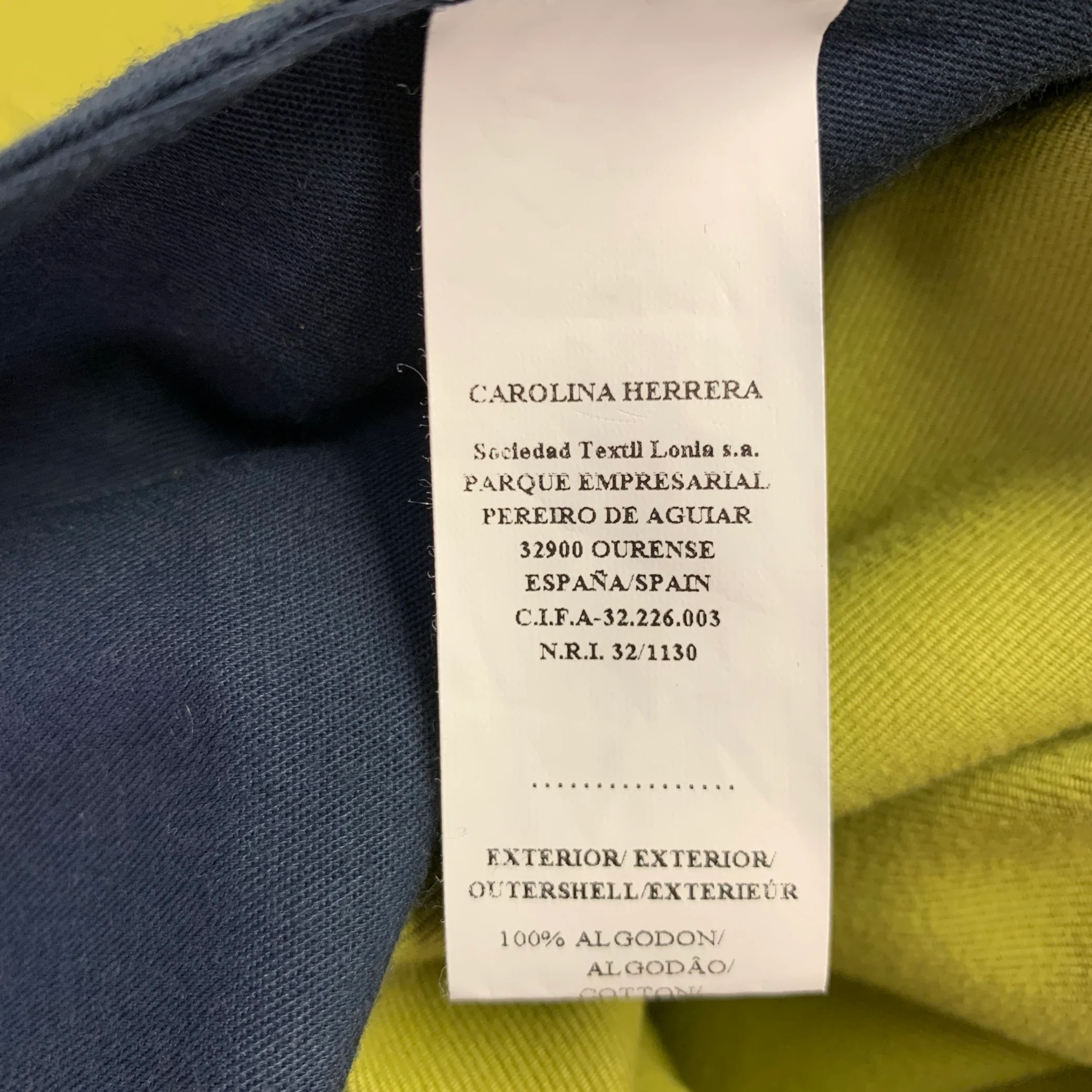 CAROLINA HERRERA Size 32 Green Chartreuse Side Tabs Dress Pants - Image 5