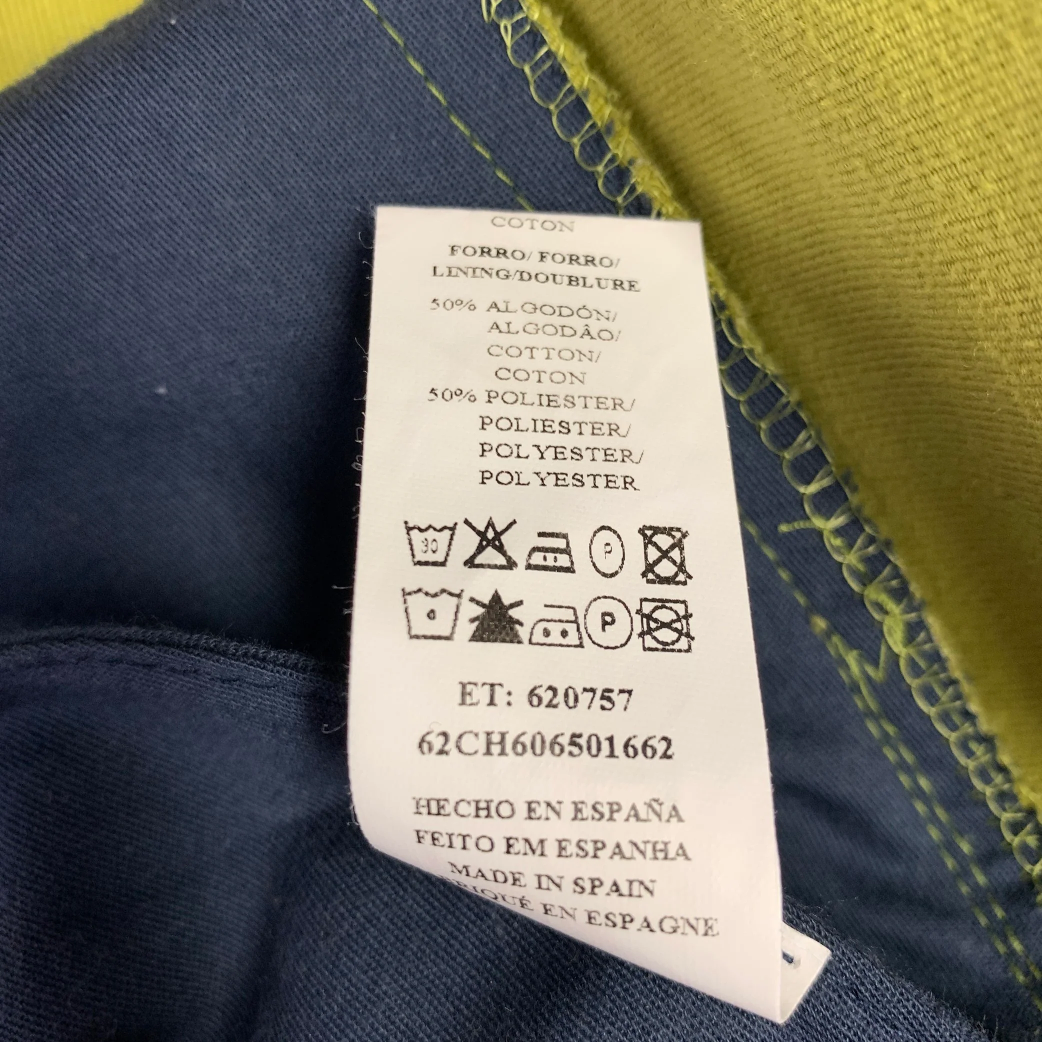 CAROLINA HERRERA Size 32 Green Chartreuse Side Tabs Dress Pants - Image 6
