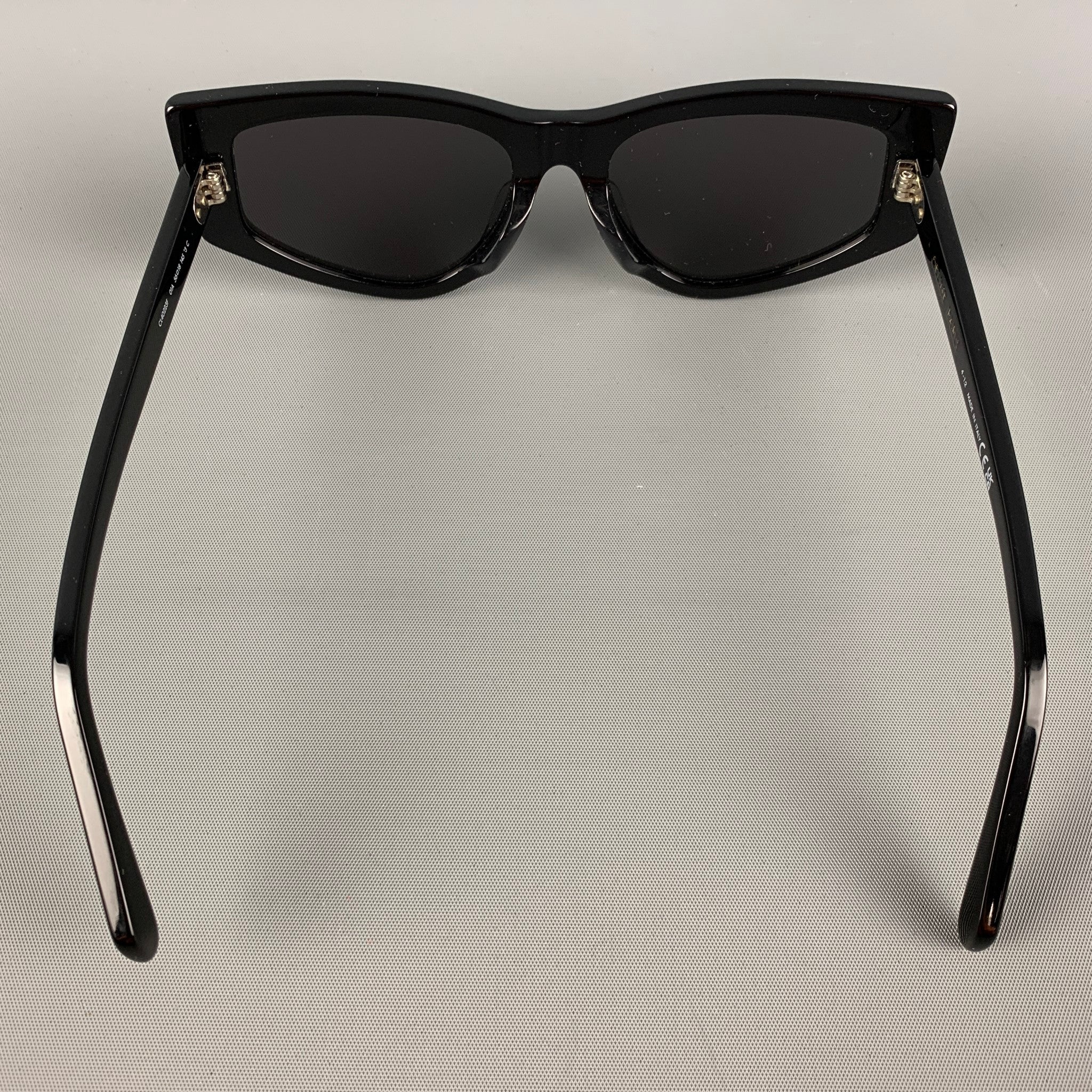CELINE Black Acetate Besace Sunglasses - Image 3