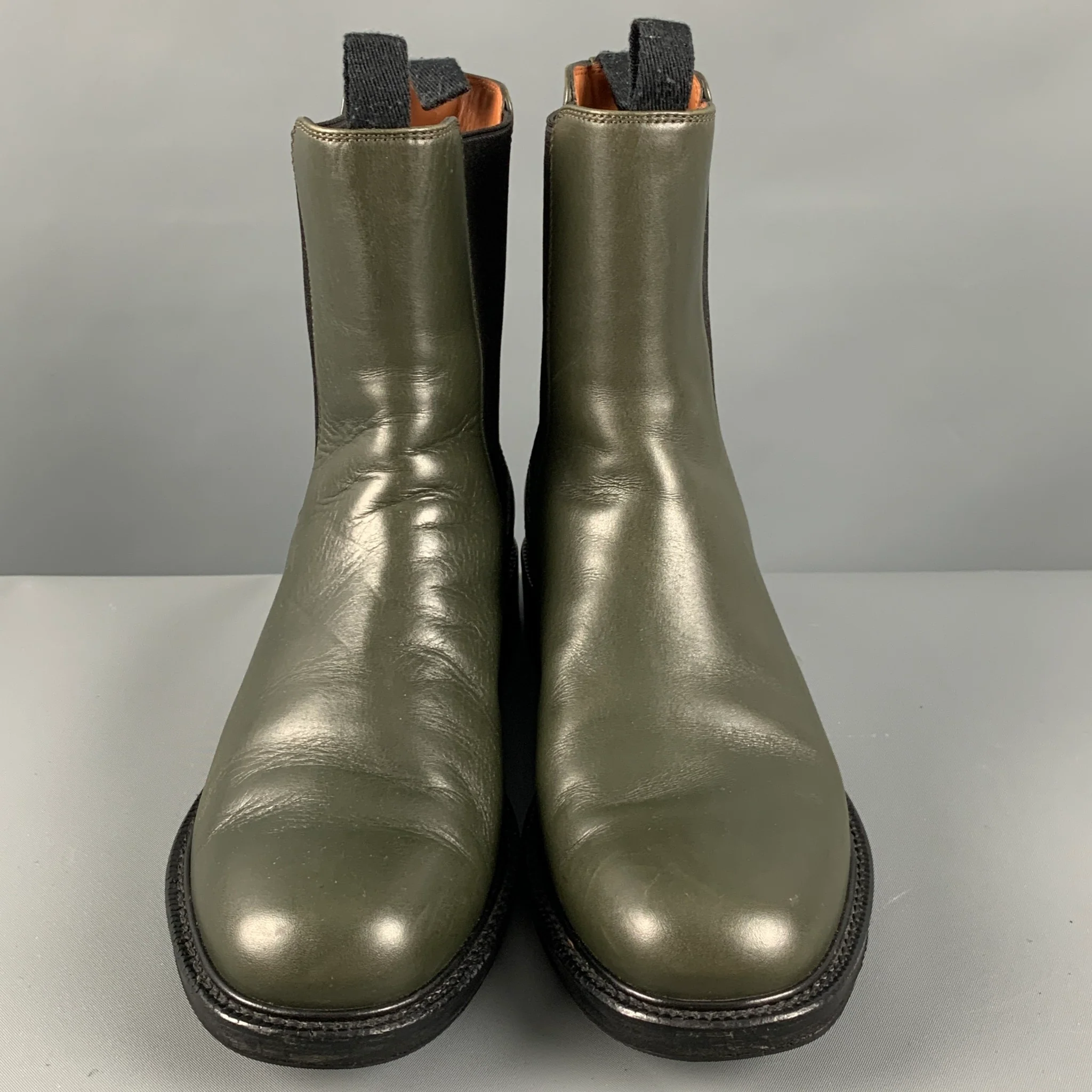 CELINE Size 7.5 Leather Boots - Image 4
