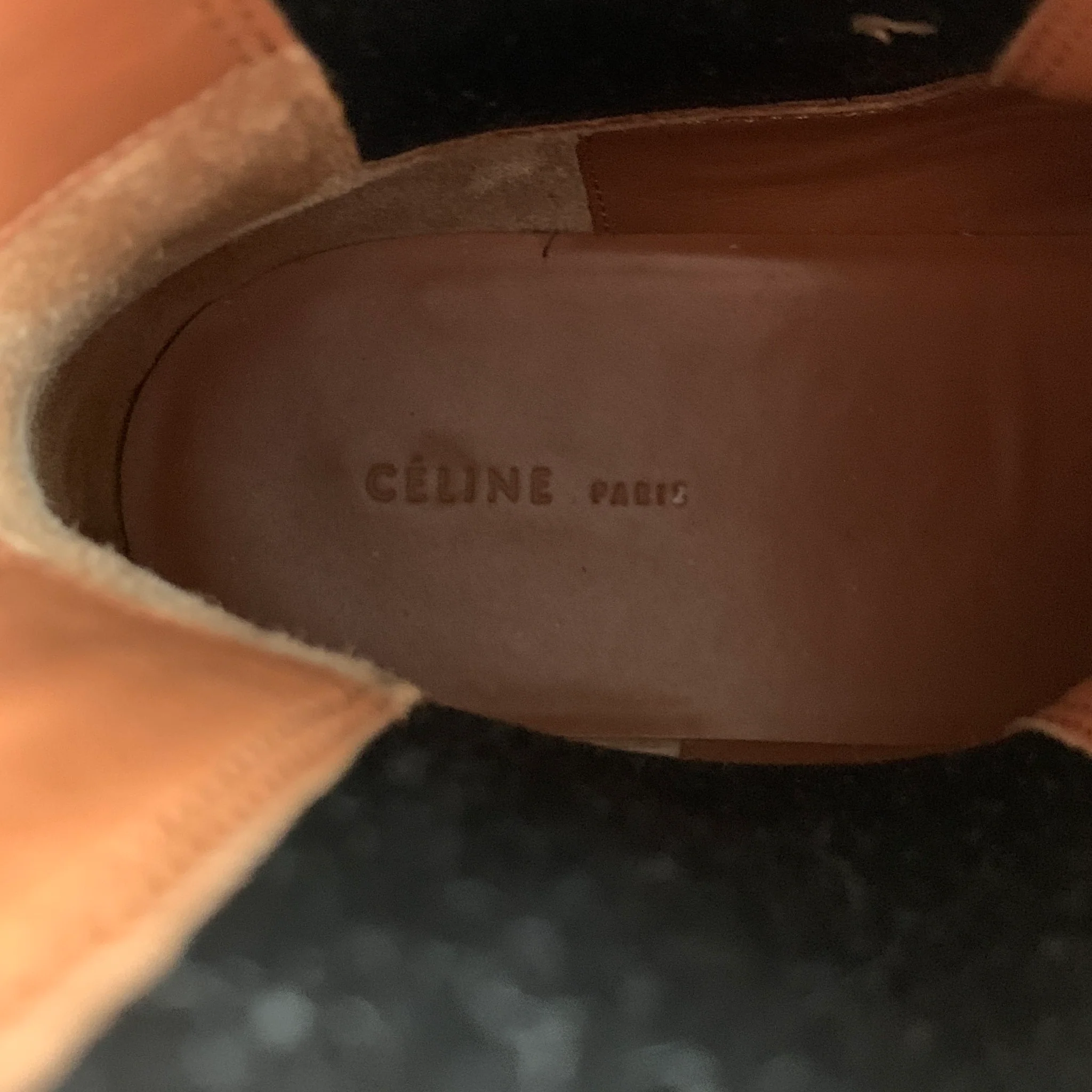 CELINE Size 7.5 Leather Boots - Image 8