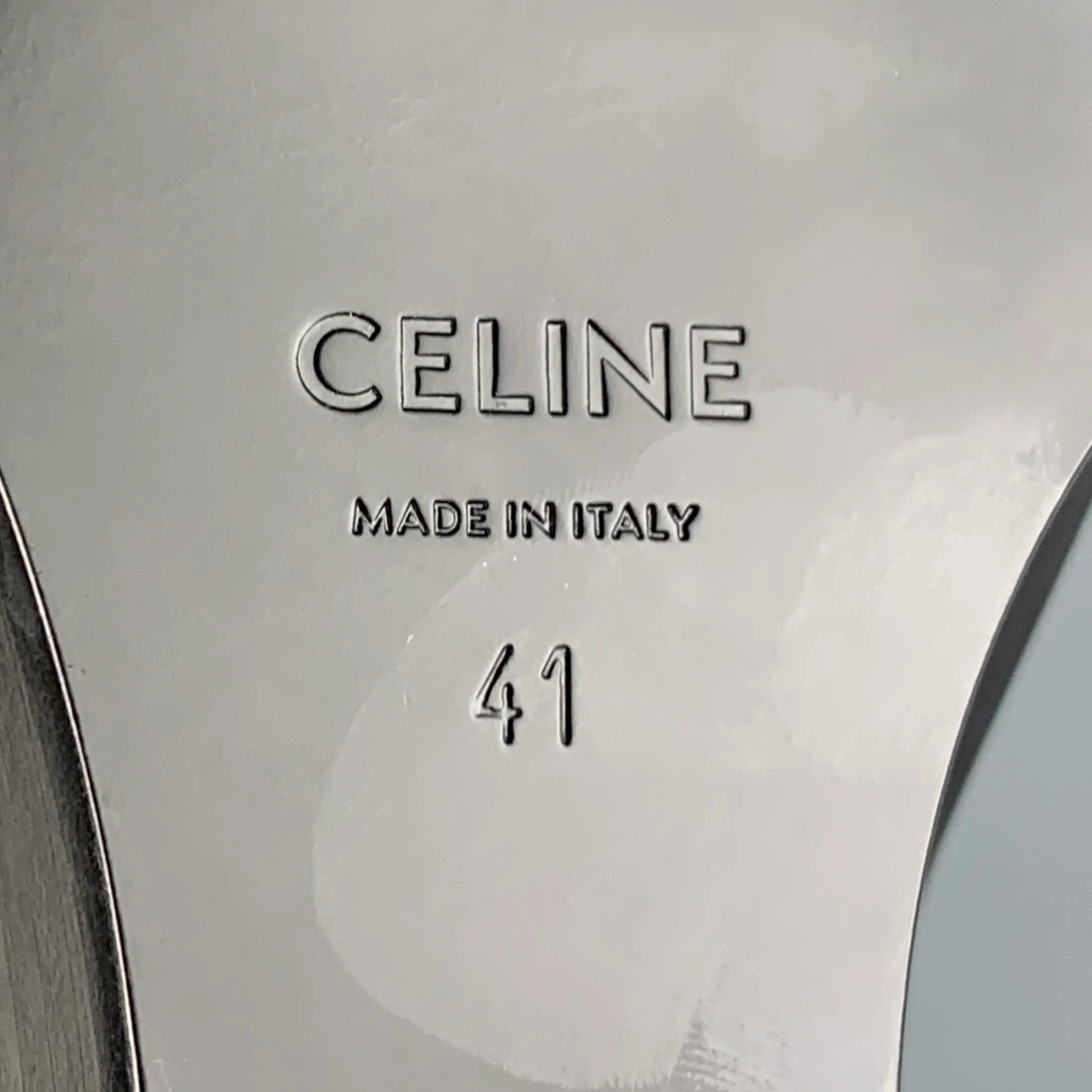 CELINE Size 8 Mens Black Rhinestone Leather Western Boots - Image 8