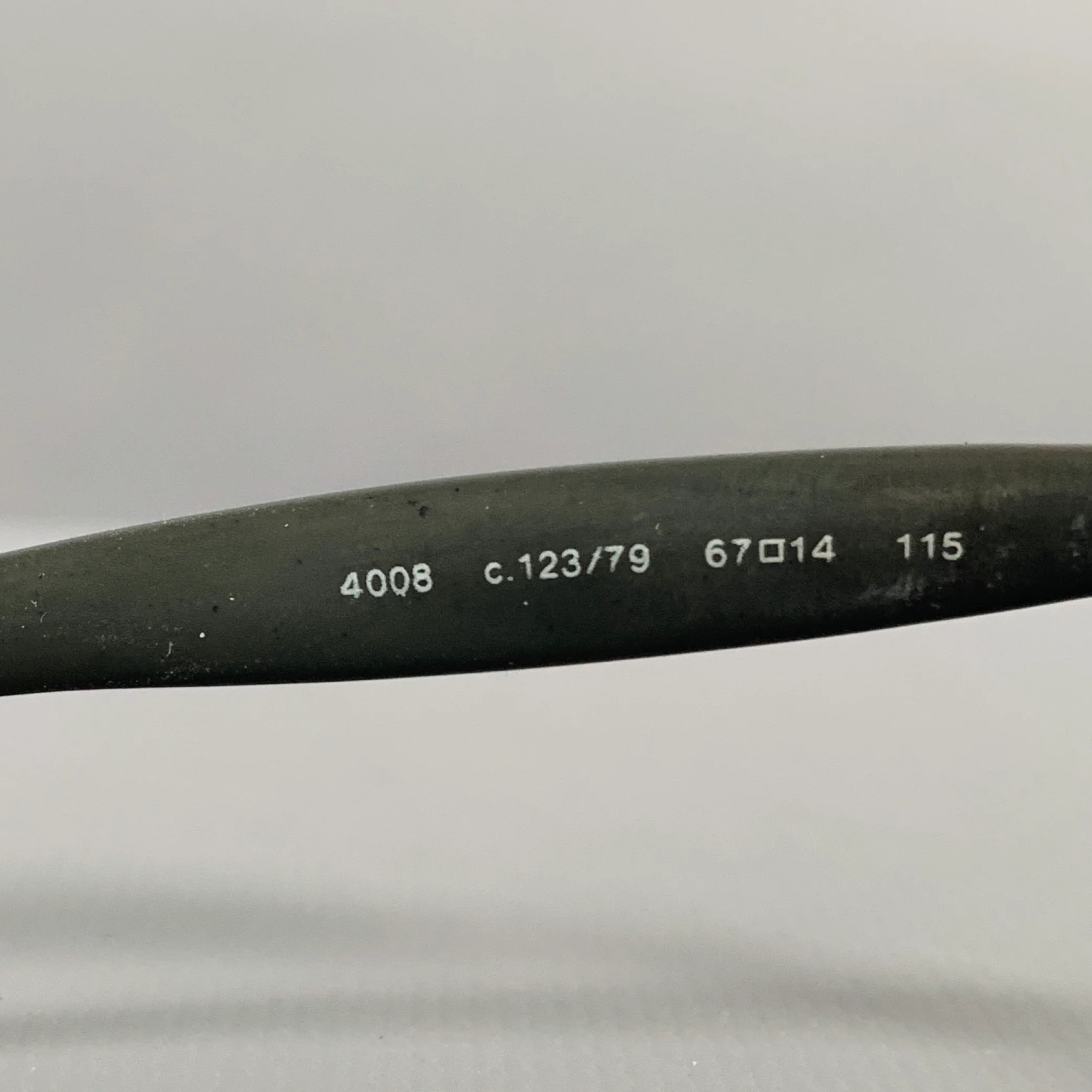 CHANEL Grey Silver Acetate Metal Wrap Around Sunglasses - Image 6