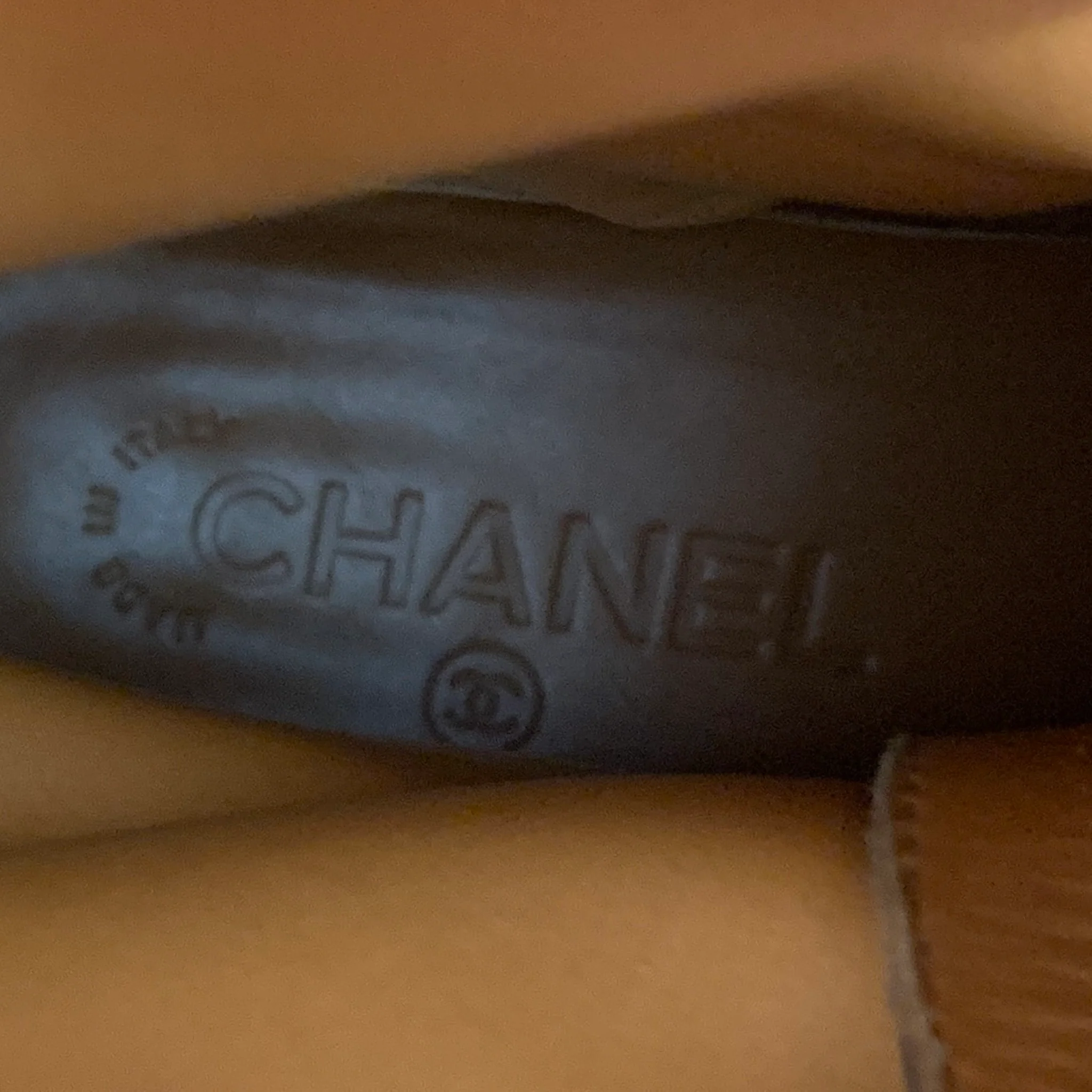 CHANEL Size 10 Black Leather Riding Boots - Image 7