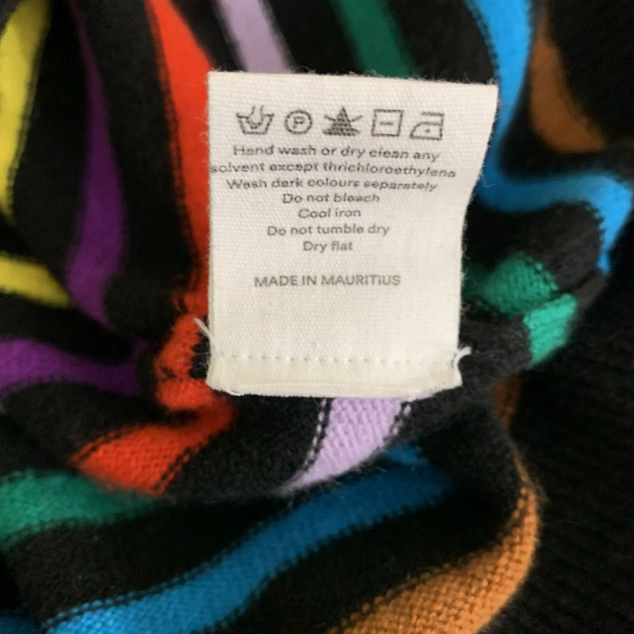 CHINTI AND PARKER Size L Black Multi Color Cashmere Stripe Pullover  Womens - Image 6
