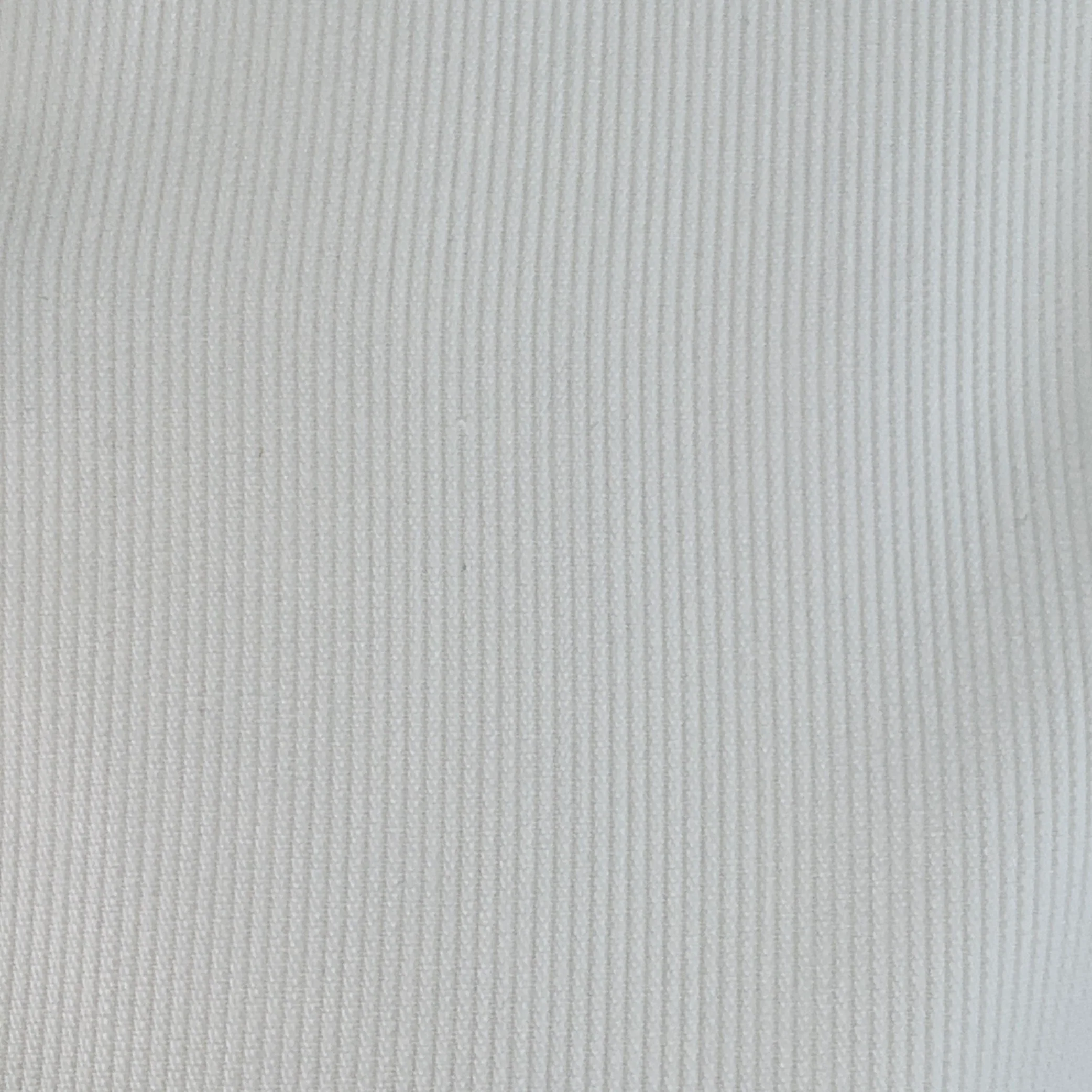 CHLOE Size 6 White Cotton Ribbed Long Sleeve Blouse - Image 2