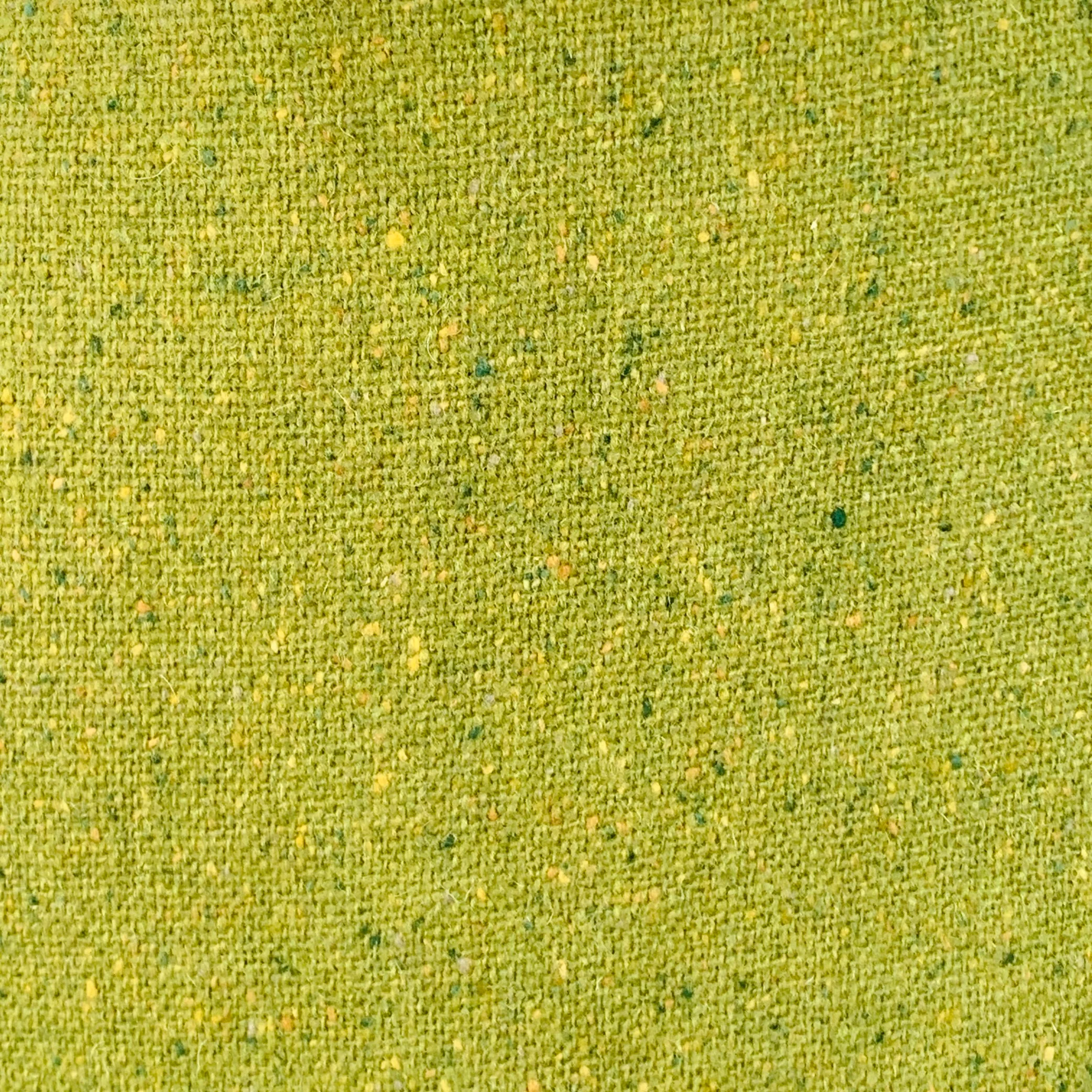 CHRIS BENZ Size 10 Green Wool Tweed Fringe Pencil Skirt - Image 2
