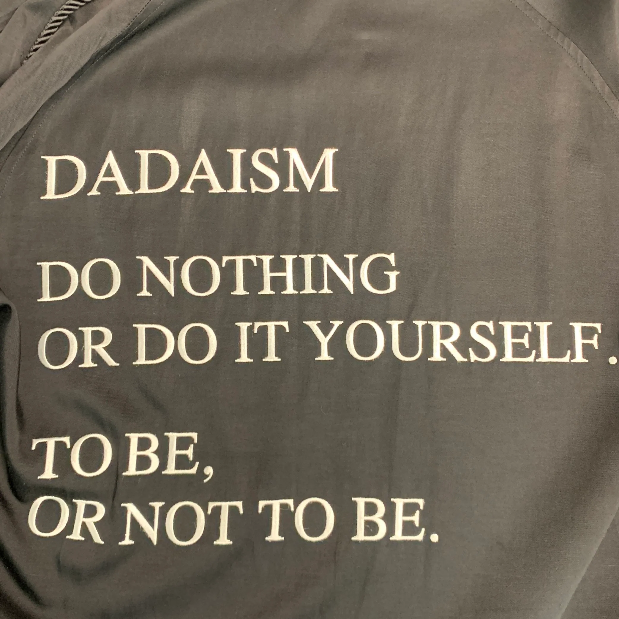 CHRISTIAN DADA Size M Black Rayon Blend Bomber Jacket - Image 4