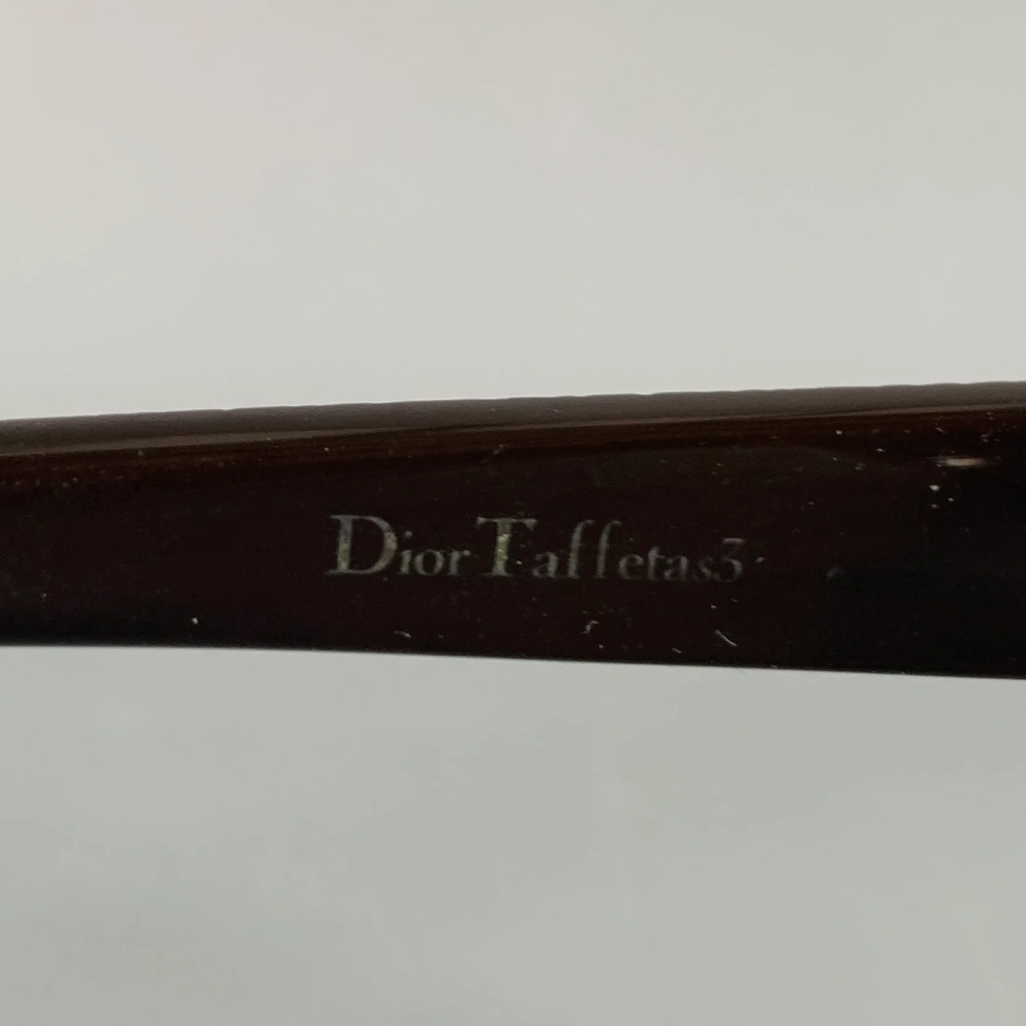 CHRISTIAN DIOR Brown Beige Tortoiseshell Acetate Sunglasses - Image 5