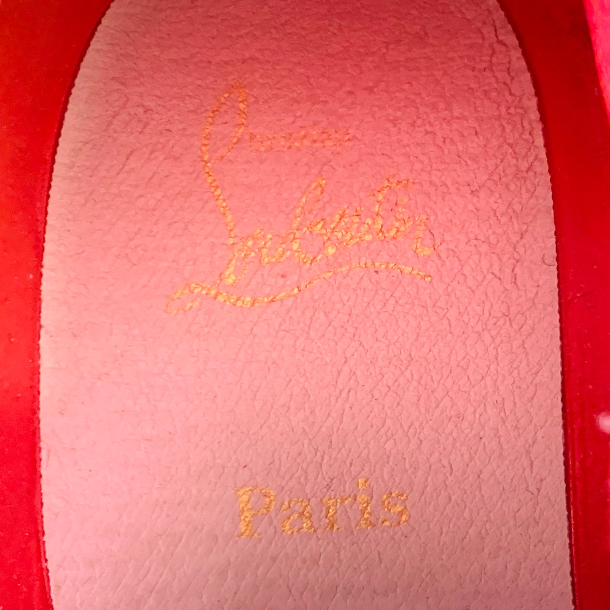 CHRISTIAN LOUBOUTIN Size 11.5 Arpoador Red Suede Low Top Sneakers - Image 9