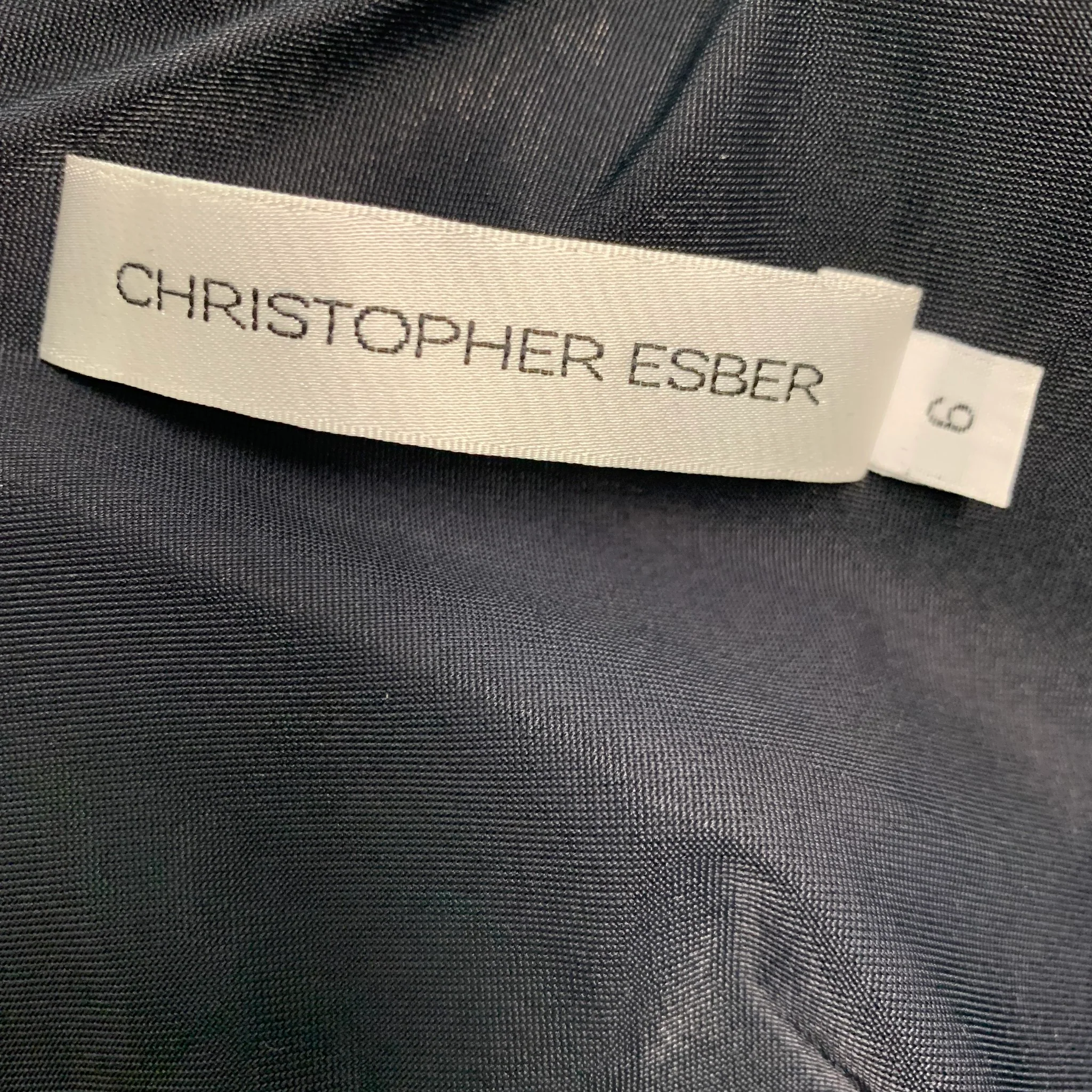 CHRISTOPHER ESBER Size 6 Black Jersey Bustier Casual Top - Image 4