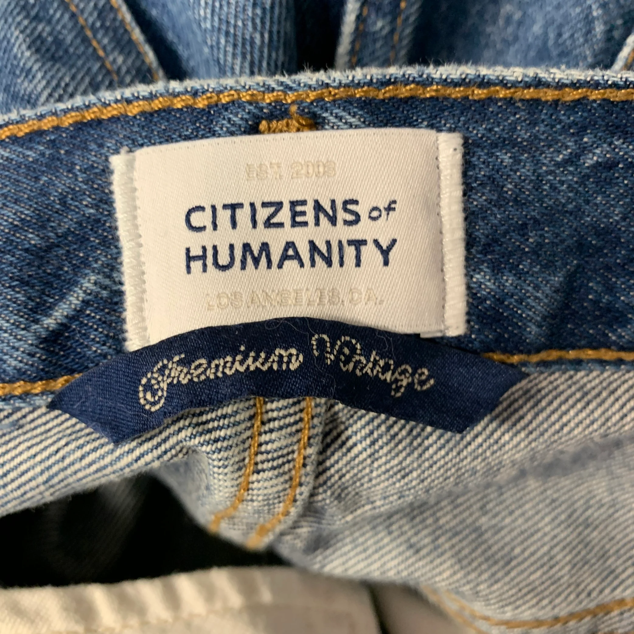 CITIZENS OF HUMANITY Size 27 Blue Cotton Jeans - Image 4