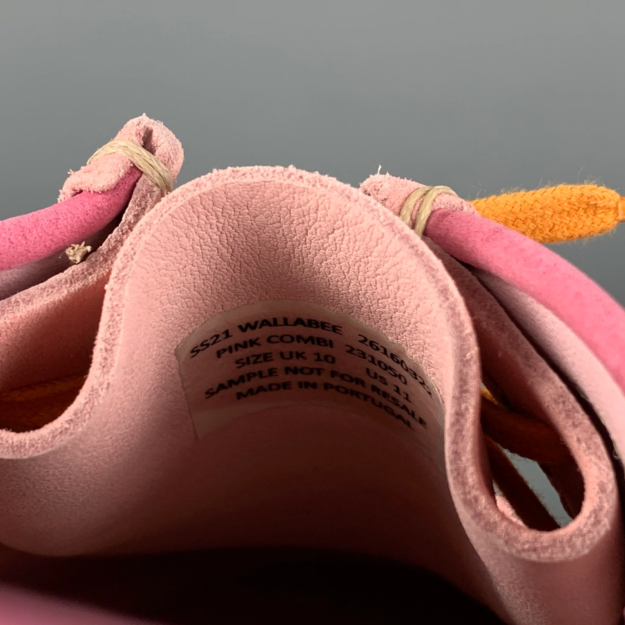 CLARKS x LEVI'S VINTAGE Size 11 Pink Suede Desert Lace Up Shoes - Image 7