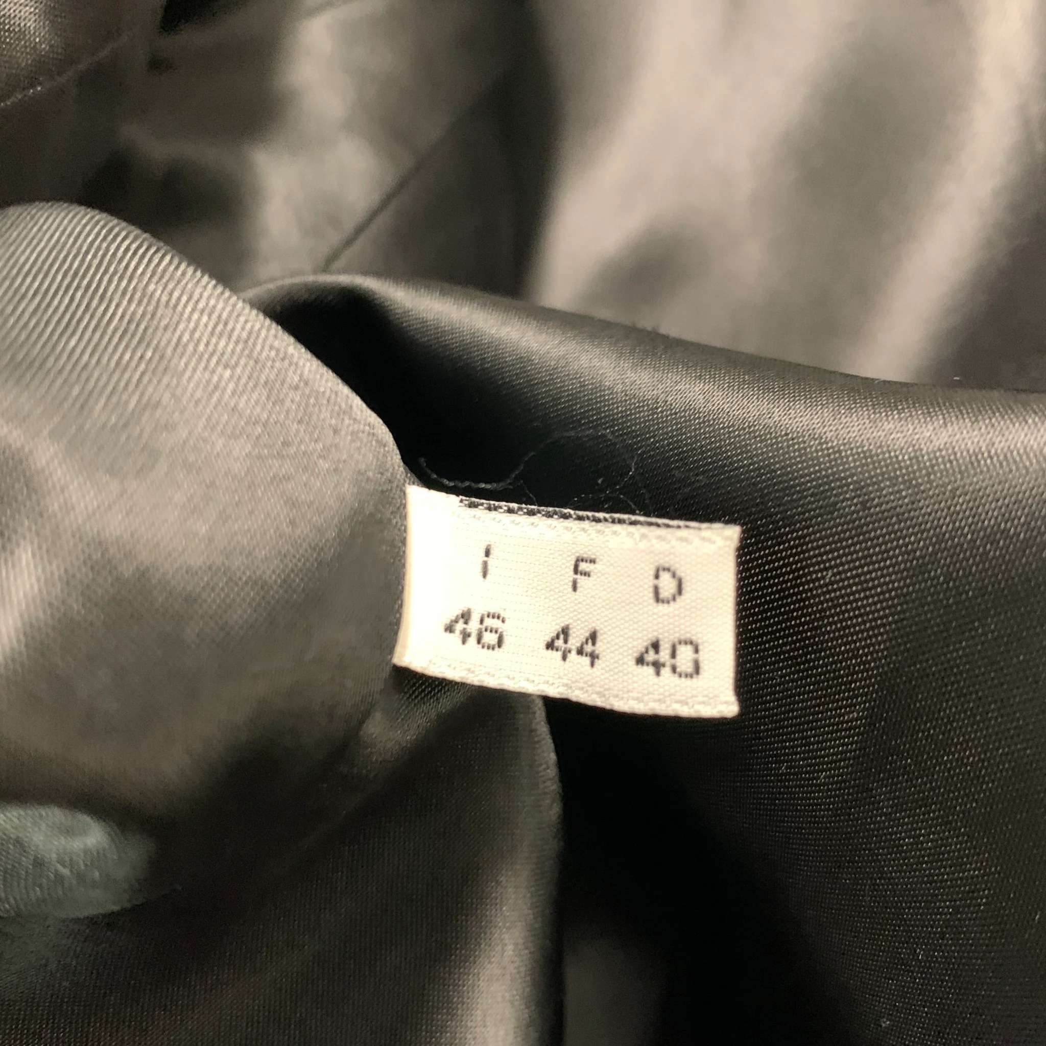 CLAUDE MONTANA Size 12 Black Silk Double Breasted Pants Suit - Image 10