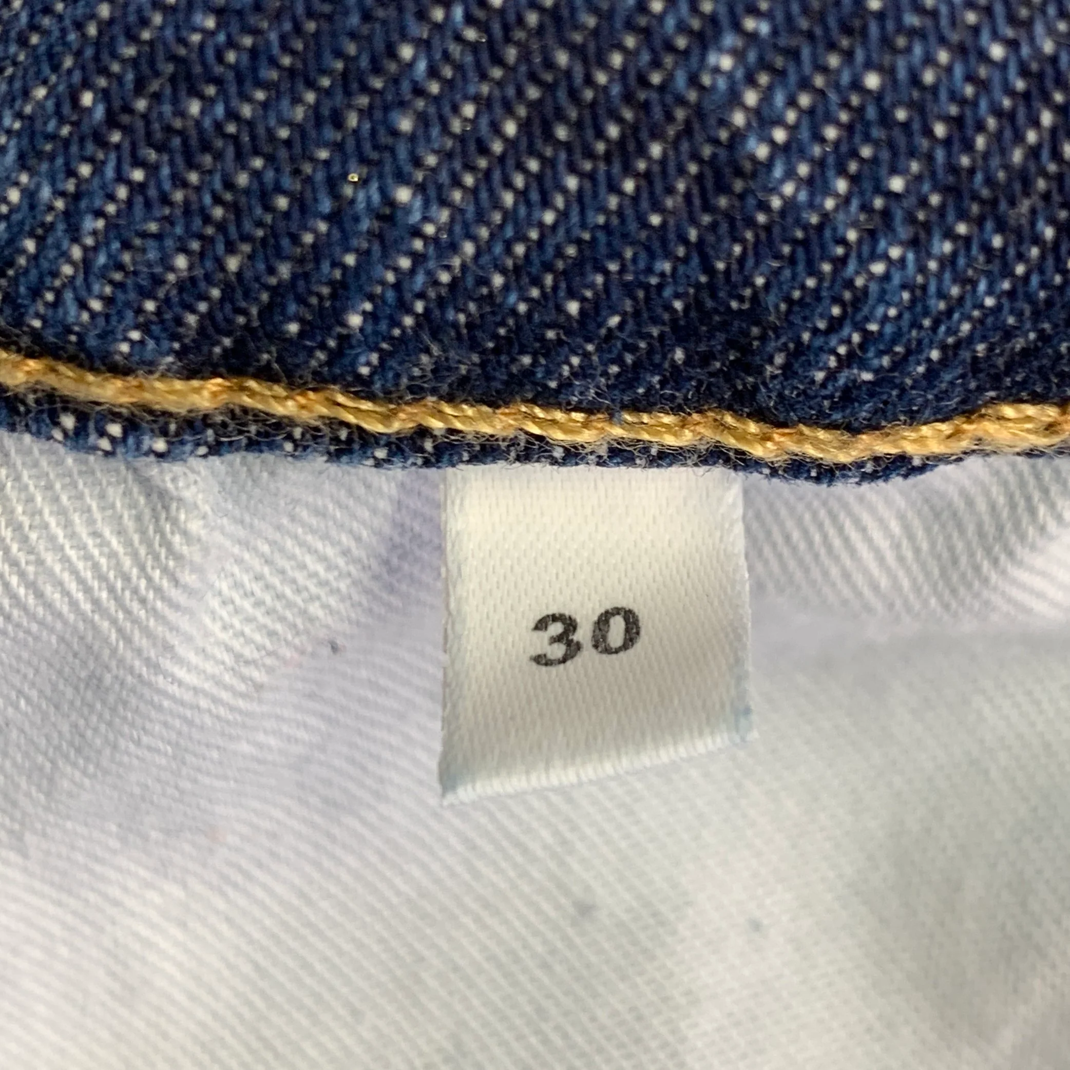 CLOSED Size 30 Blue Cotton Straight Jeans - Image 6