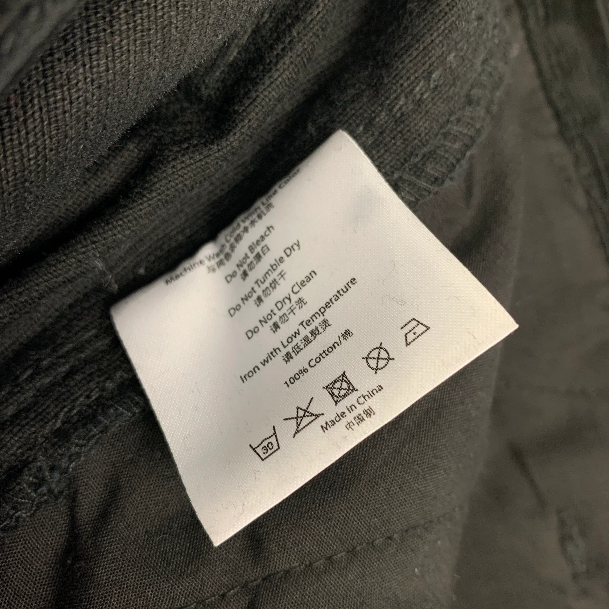 CLOT APPAREL Size L Black Corduroy Cotton Carpenter Pants - Image 4