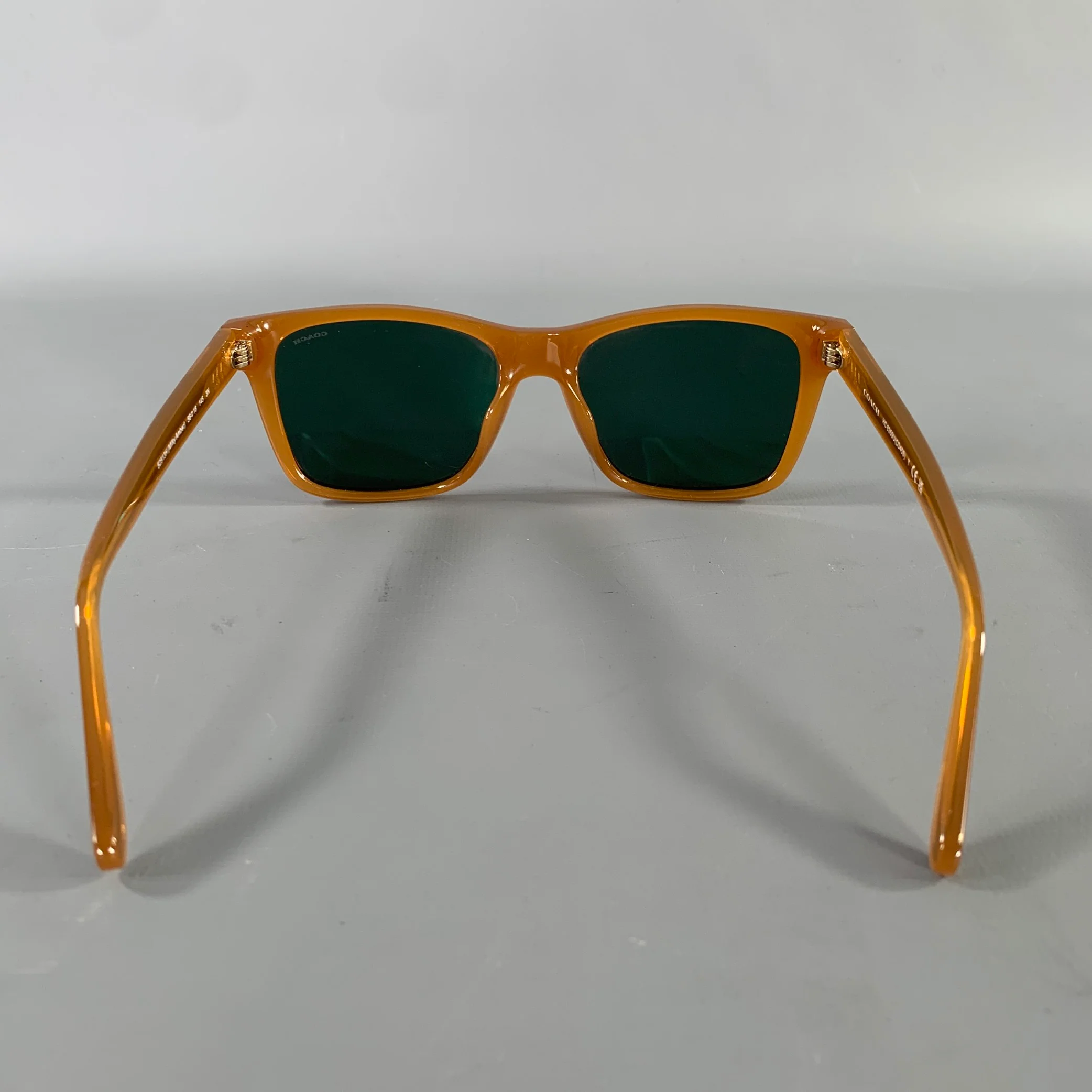 COACH Brown Logo Acetate Sunglasses & Eyewear - Image 3