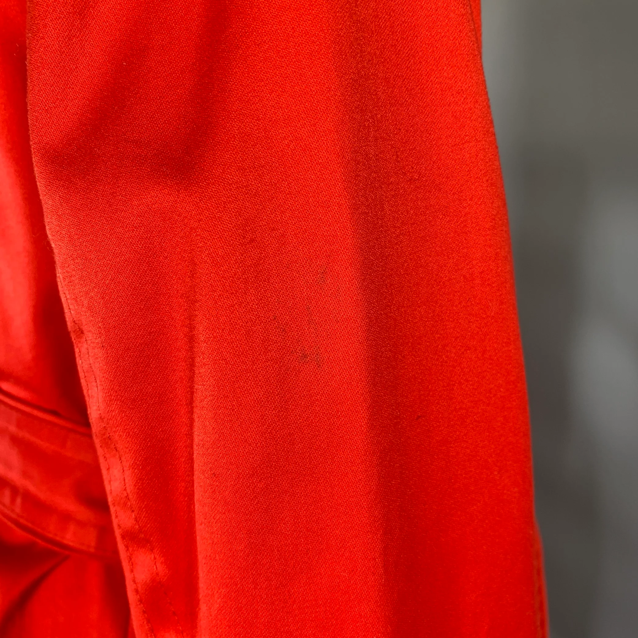 COACH Size S Orange Cotton Double Breasted Trench Coat - Image 4