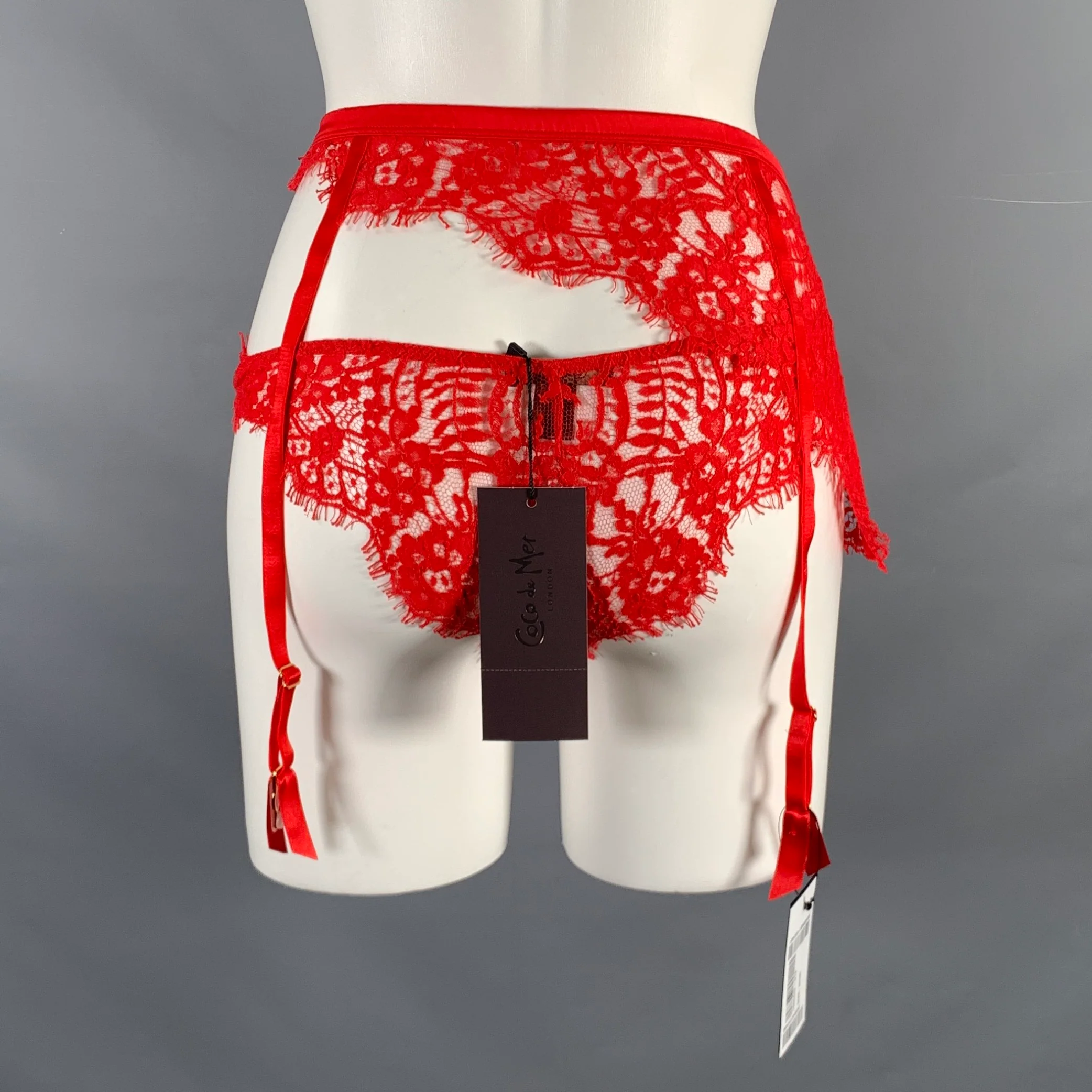 COCO DE MER Size S Red Cotton Blend underwear - Image 3