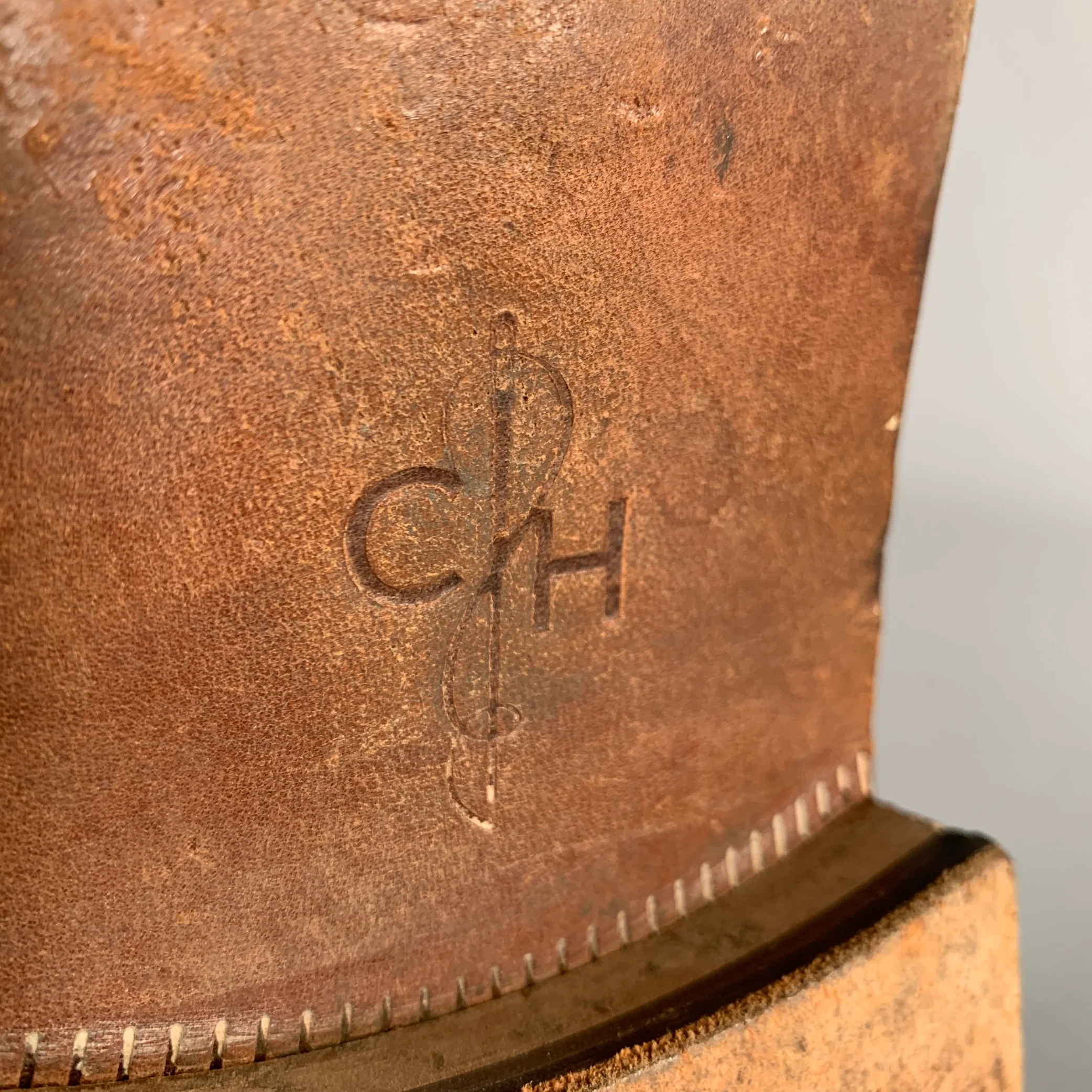 COLE HAAN Size 12 Burgundy Wingtip Leather Oxford Lace Up Shoes - Image 7
