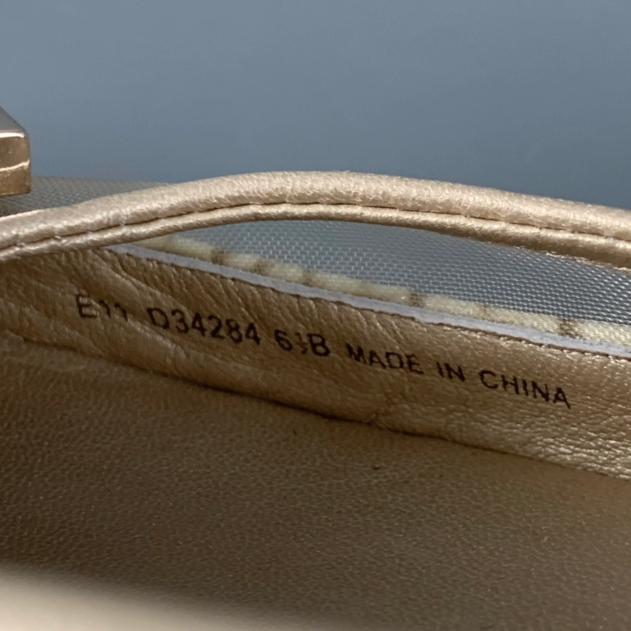 COLE HAAN Size 6.5 Beige Mesh Snake Skin Print Patent Leather Slip On Flats - Image 7