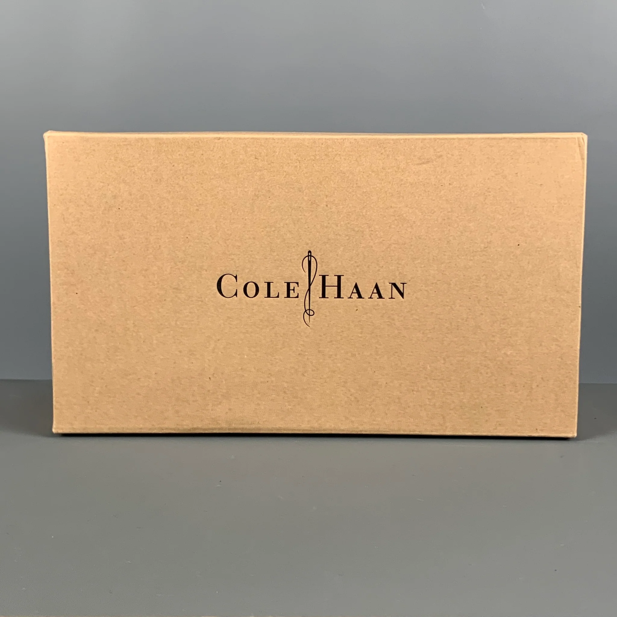 COLE HAAN Size 9 Black Leather Split Toe Lace Up Shoes - Image 9