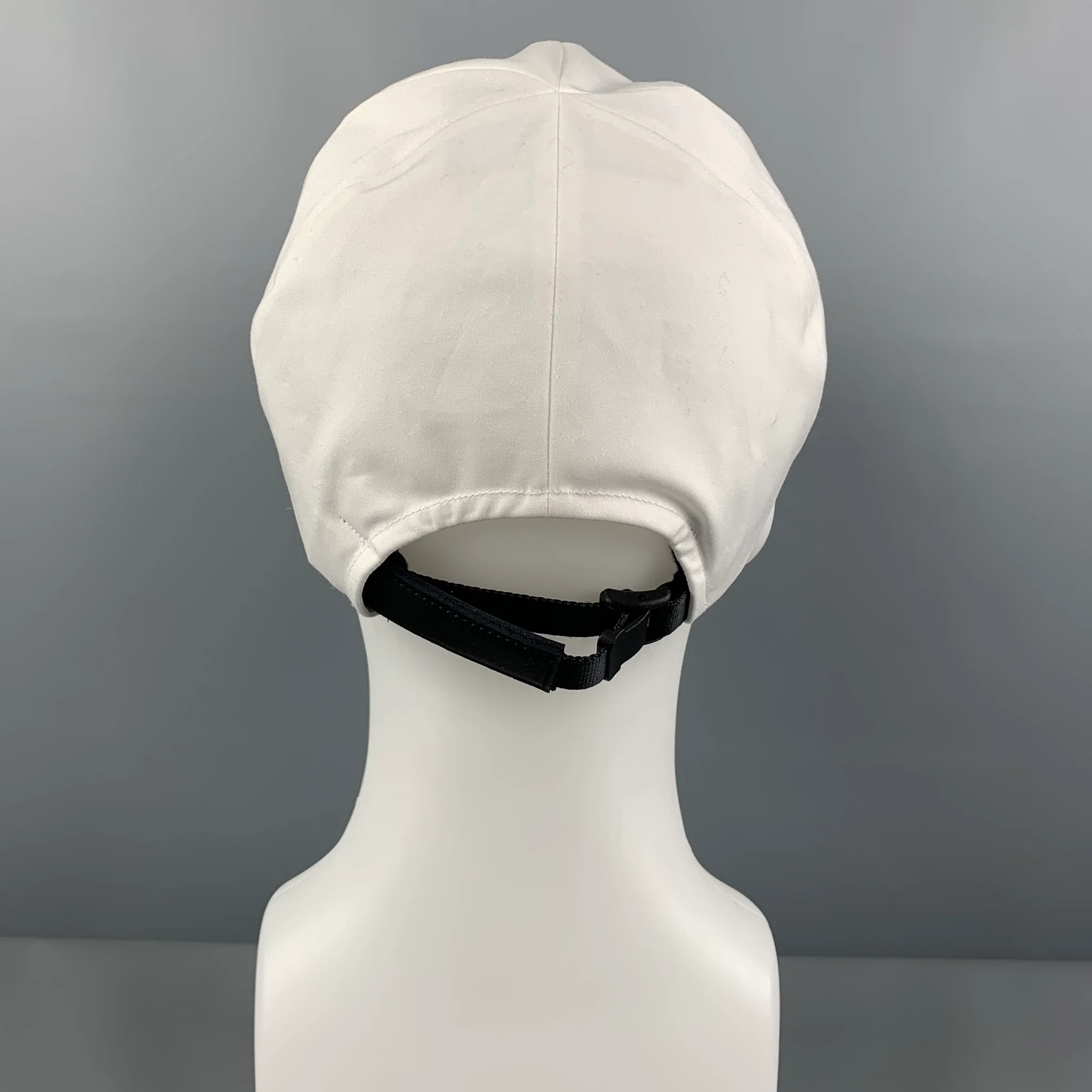 COMESANDGOES Size One Size White Cotton Ventile Hat - Image 4