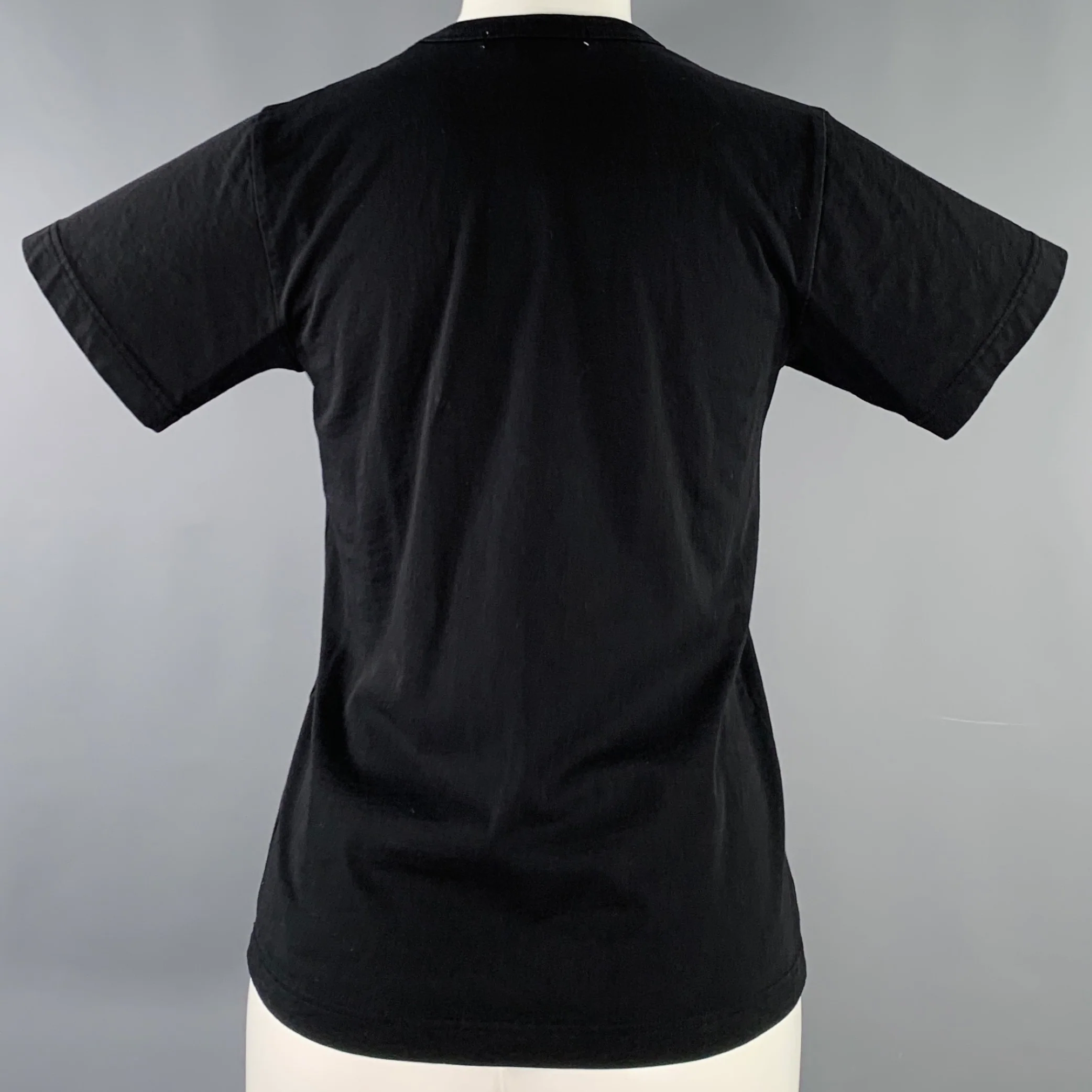 COMME des GARCONS Size M Black Cotton Short Sleeve T-Shirt - Image 3