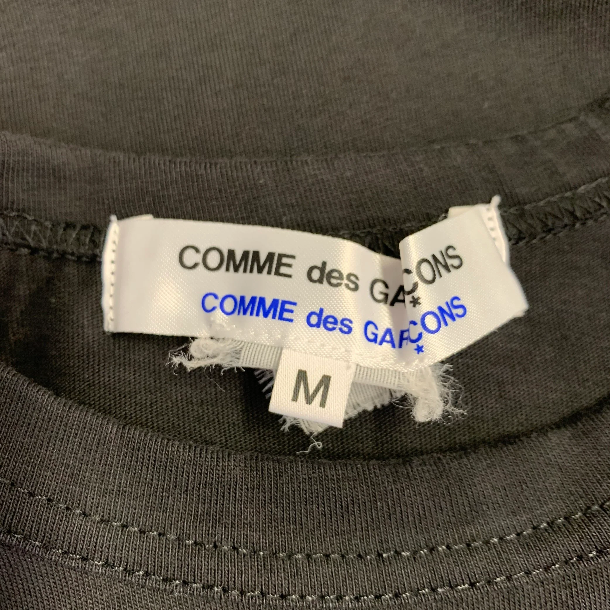 COMME des GARCONS Size M Black Cotton Short Sleeve T-Shirt - Image 4