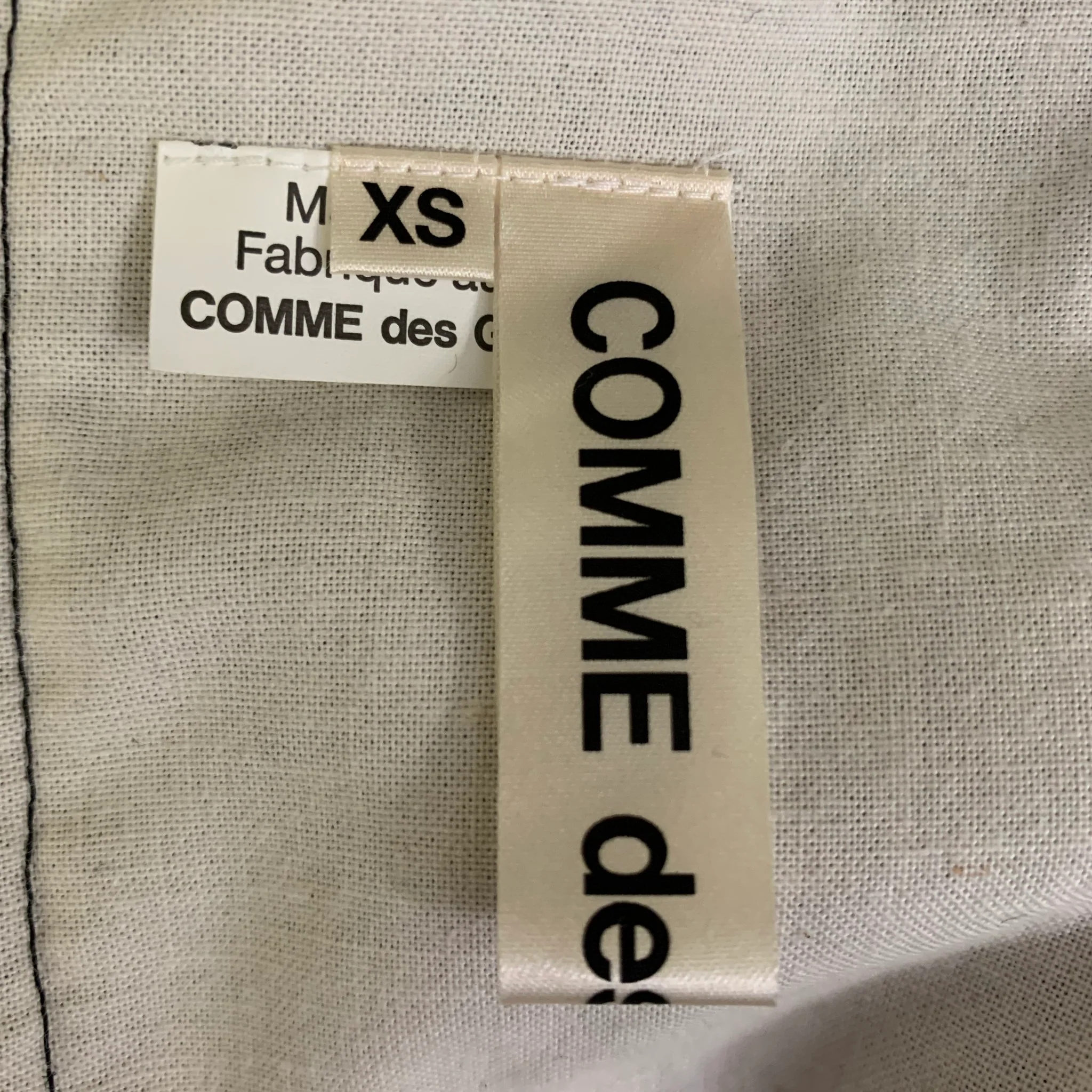 COMME des GARCONS Size XS Navy Black Wool / Nylon Knit Tunic Casual Top - Image 5