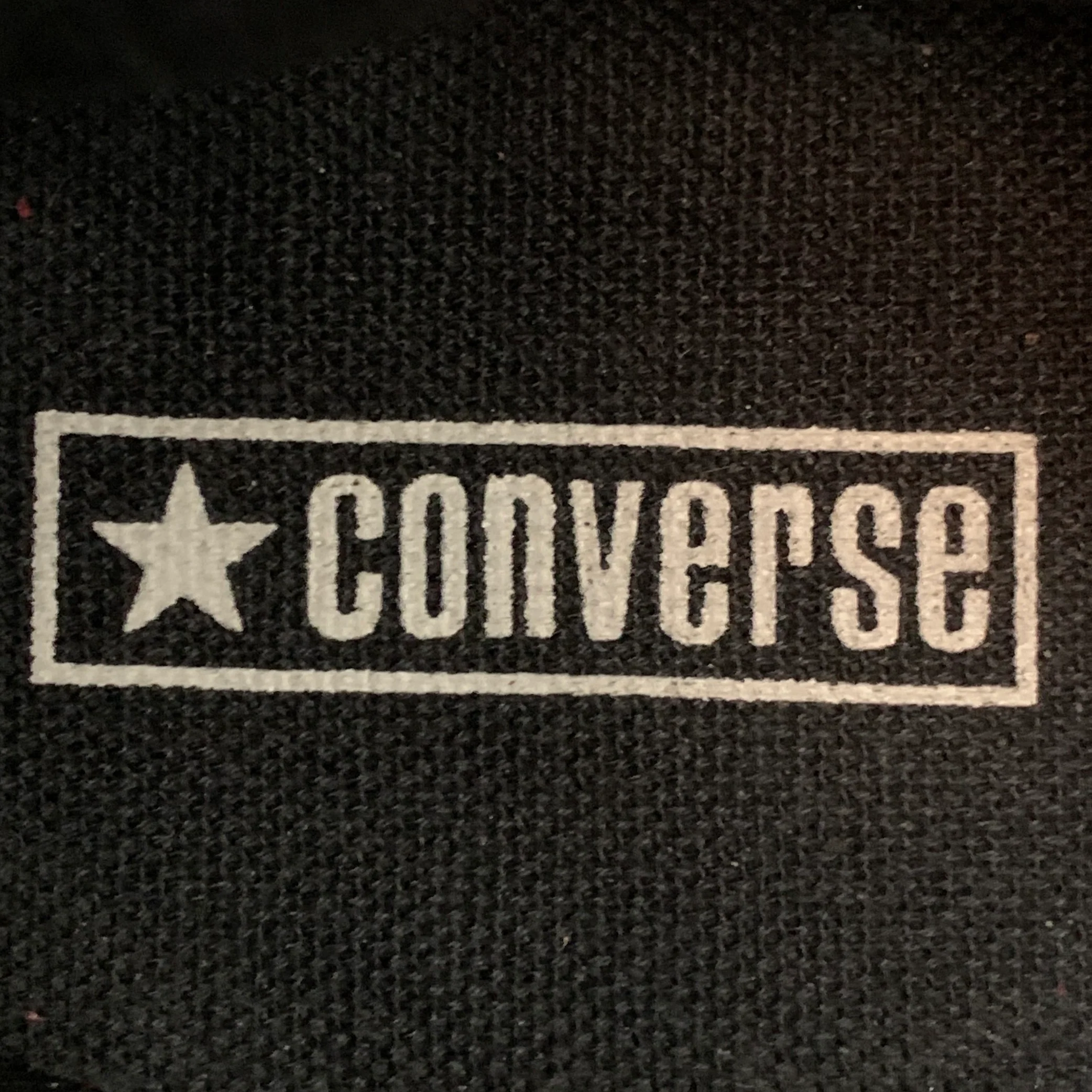 CONVERSE Size 9 Black Leather High Top Sneakers - Image 7