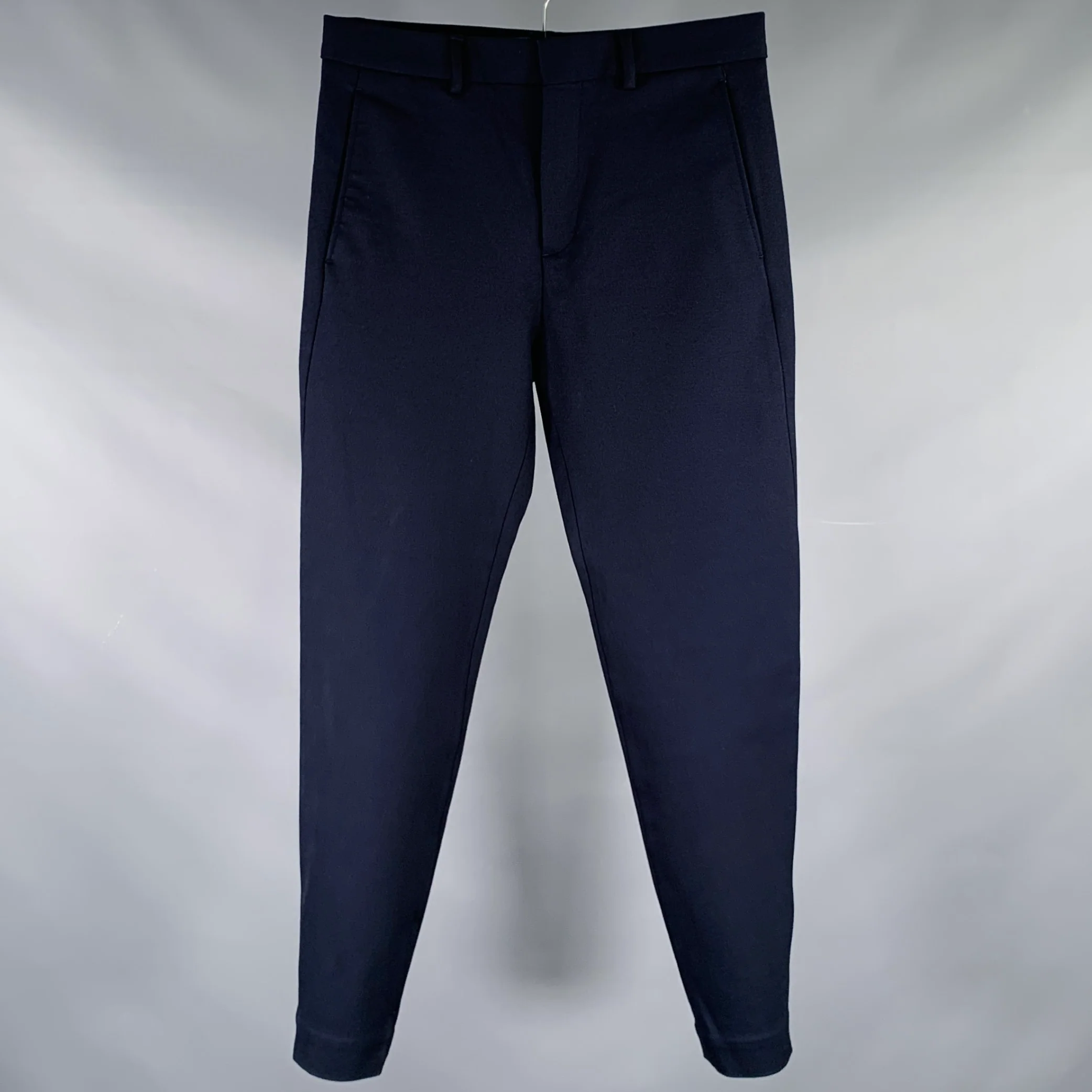 COS Size 30 Navy Rayon Blend Zip Fly Casual Pants