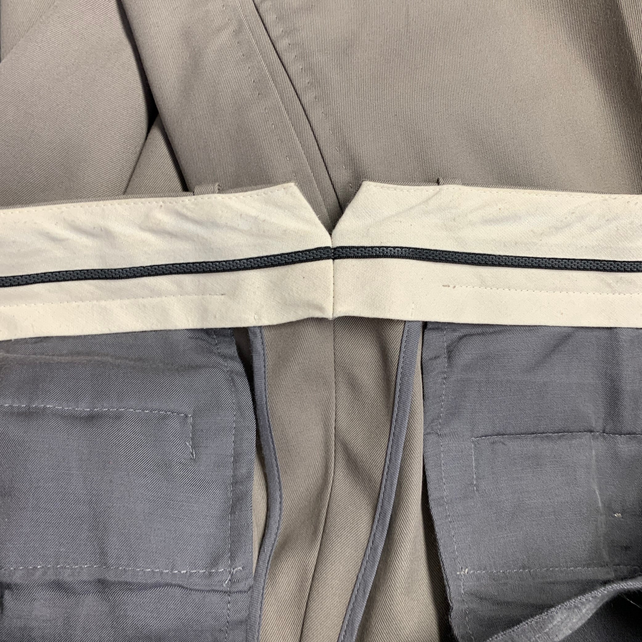 CRAIG GREEN Size L Beige Polyester Cotton Twill Straight Casual Pants - Image 6