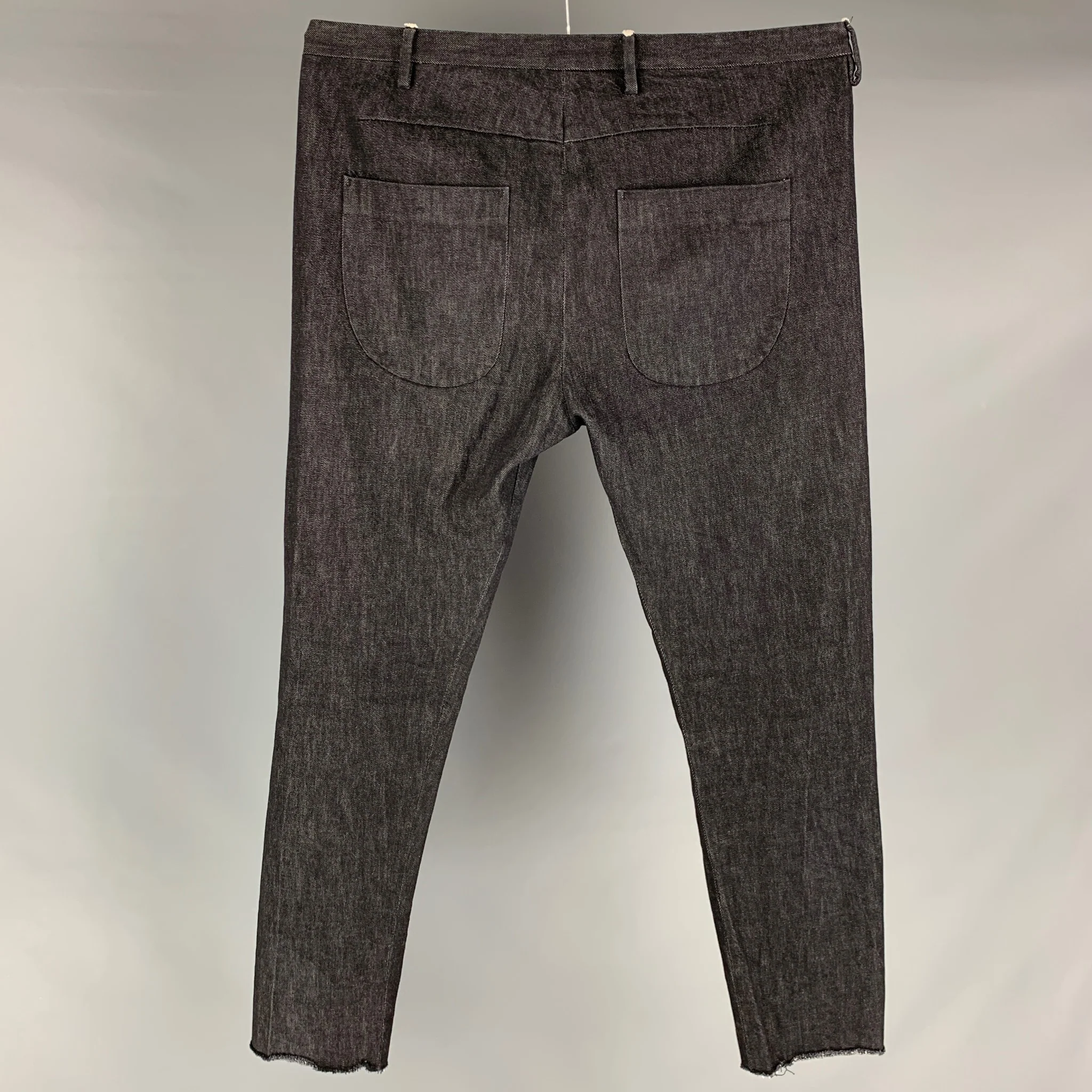 CUSTOM MADE Size 36 black Jeans - Image 2